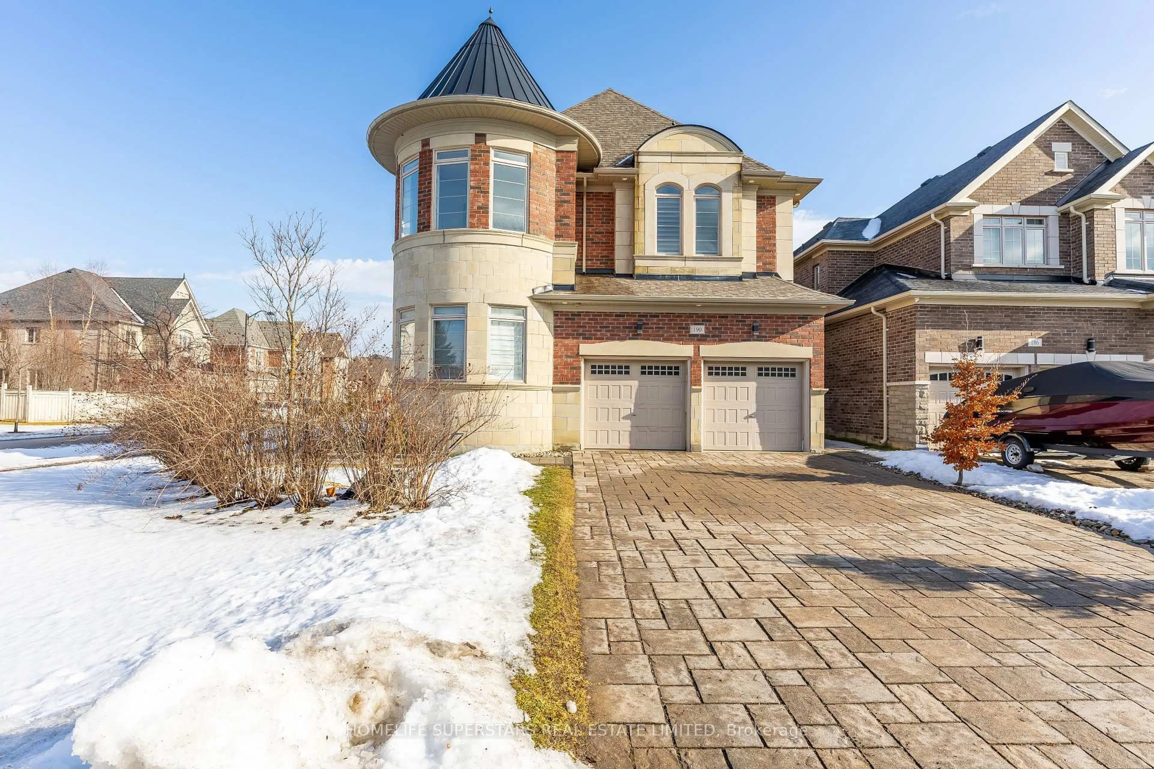 Home with brick exterior material, street for 190 Torrey Pines Rd, Vaughan Ontario L4H 3N5