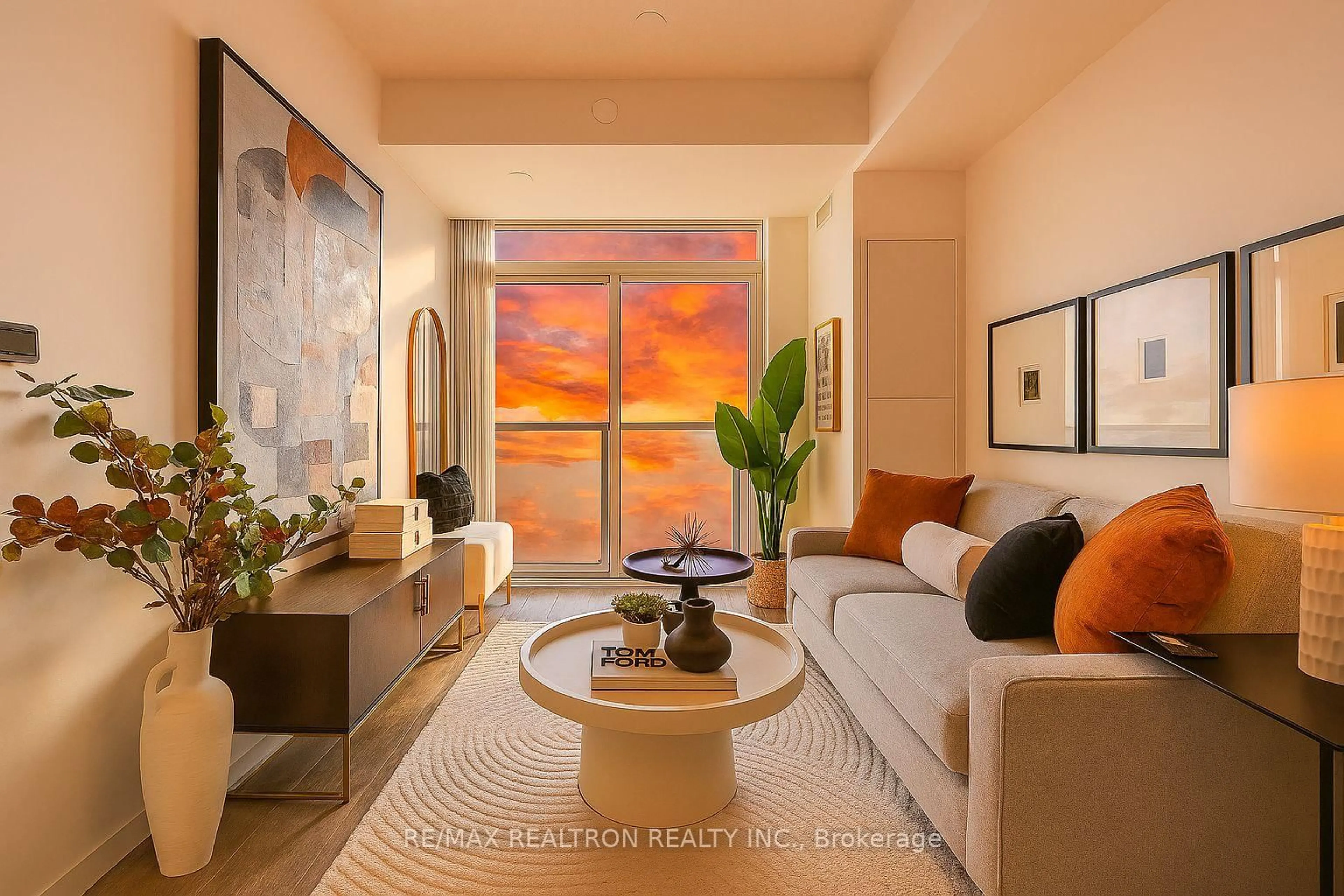 Living room with furniture, unknown for 60 Honeycrisp Cres #819, Vaughan Ontario L4K 0N5