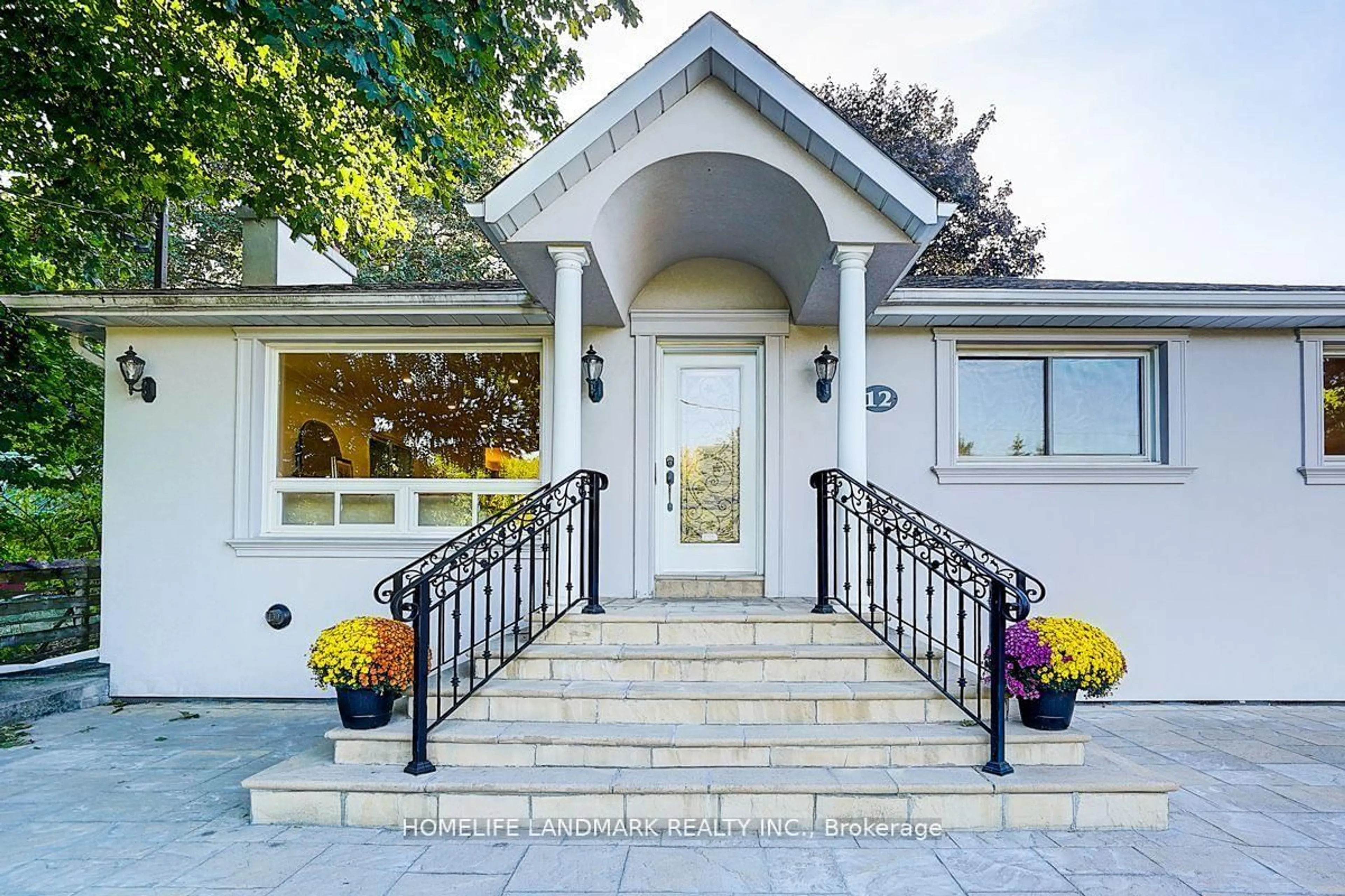 Home with vinyl exterior material, street for 12 Paramount Rd, Markham Ontario L3P 2V7