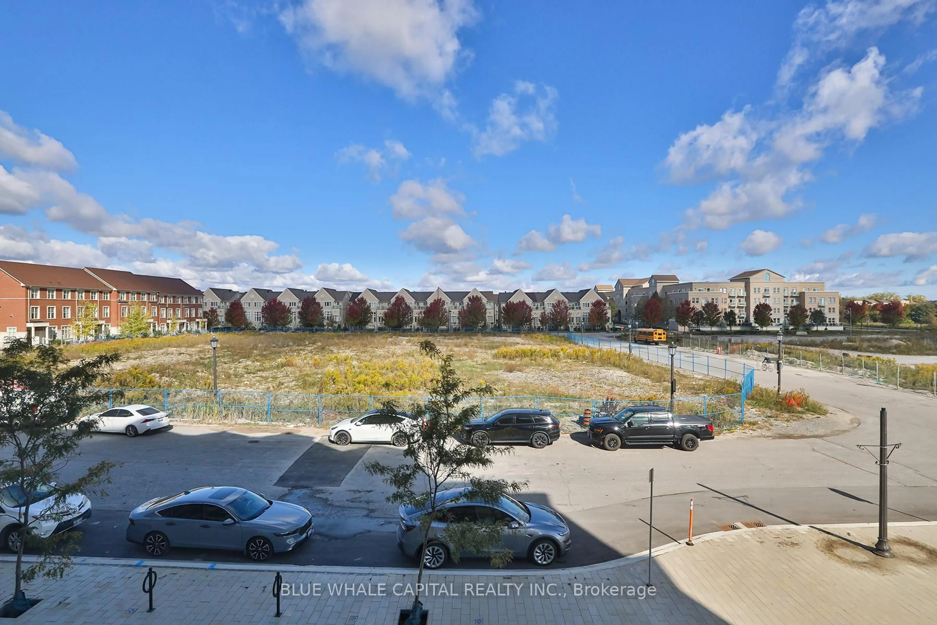 A pic from outside/outdoor area/front of a property/back of a property/a pic from drone, water/lake/river/ocean view for 101 Cathedral High St #245, Markham Ontario L6C 3L8