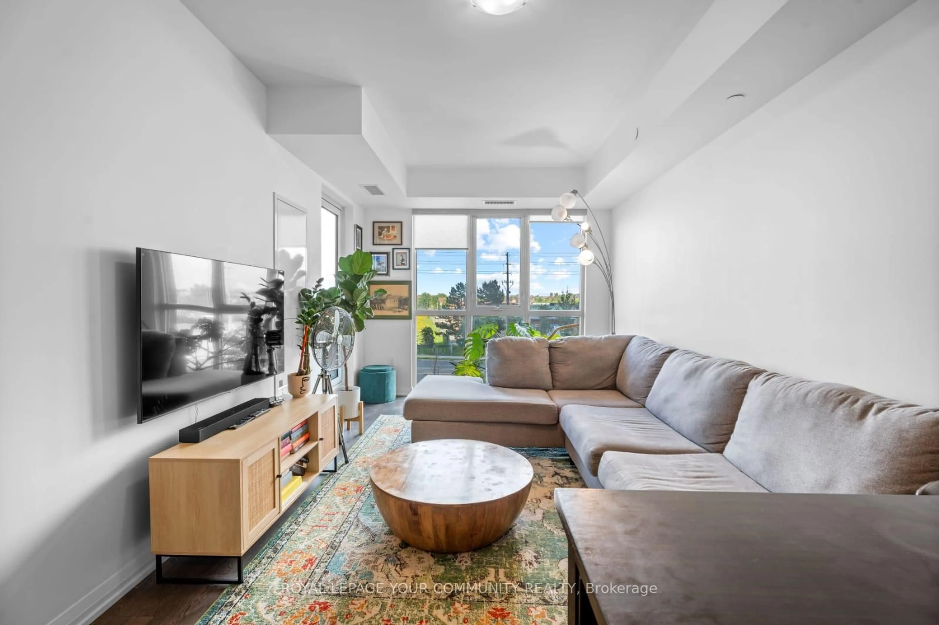 Living room with furniture, unknown for 9560 Markham Rd #210, Markham Ontario L6E 0T9