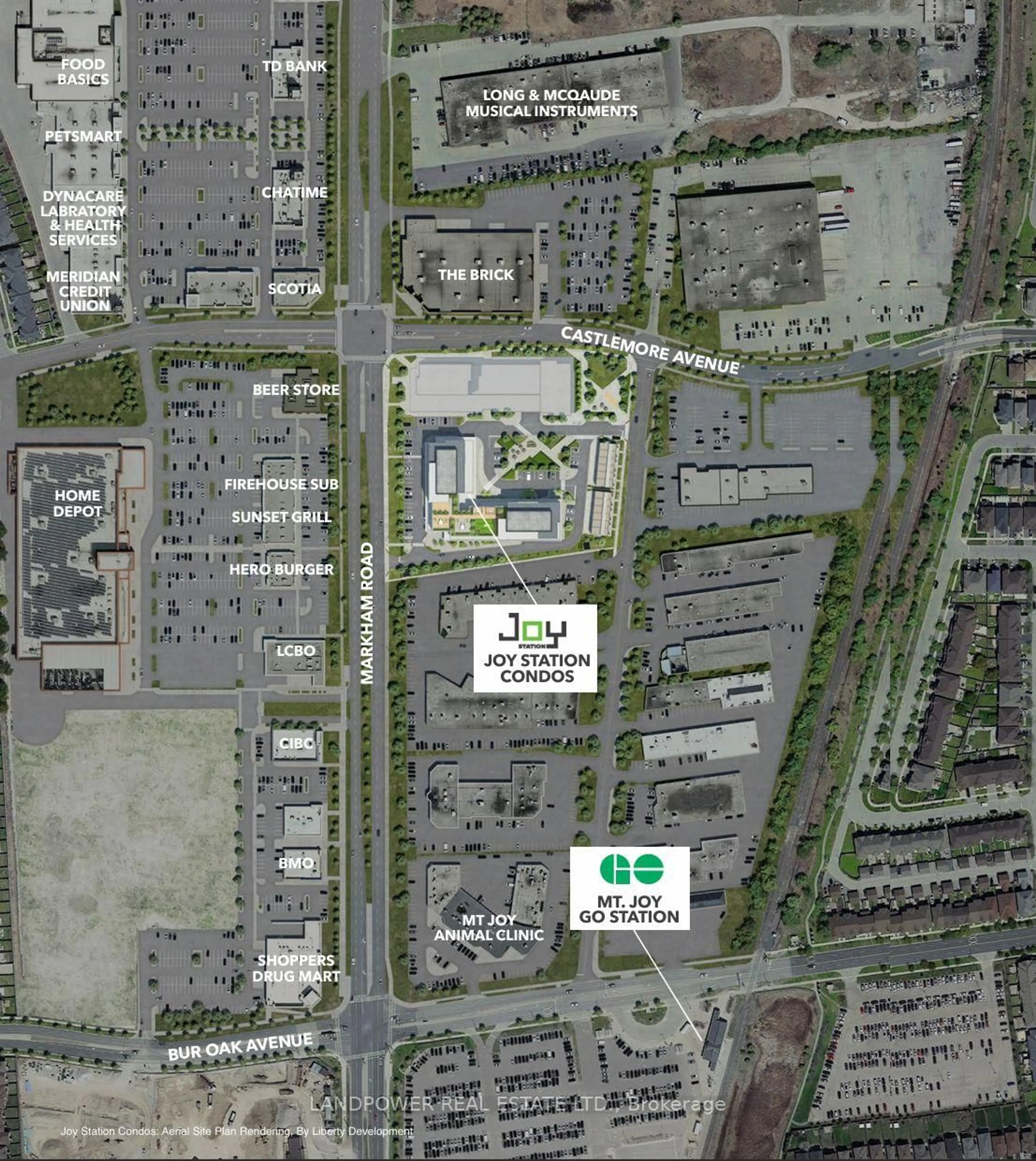 Picture of a map for 9751 Markham Rd #B-PH-03, Markham Ontario L6E 0W9