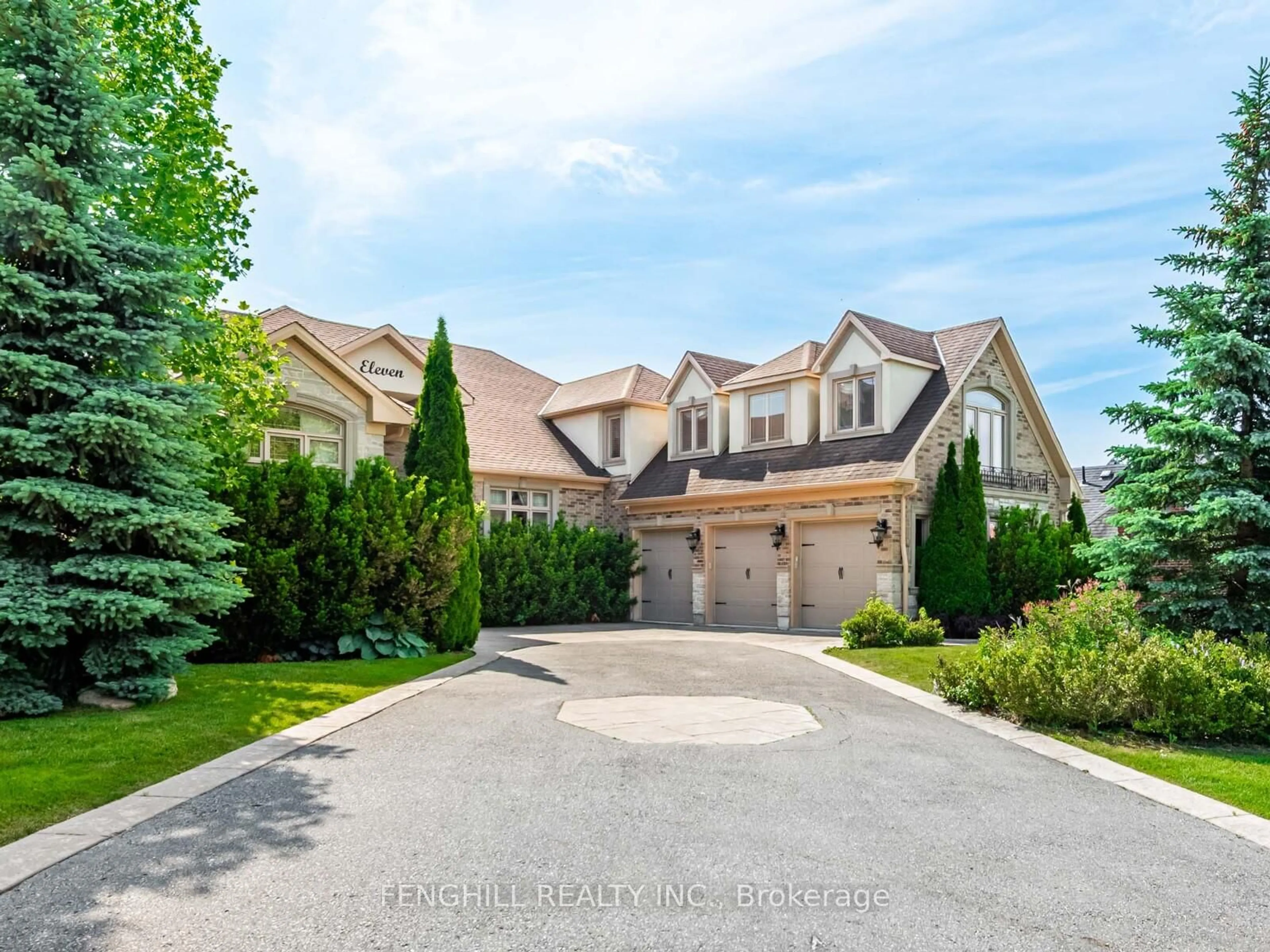Home with brick exterior material, street for 11 Macleod Estate Crt, Richmond Hill Ontario L4E 0B1