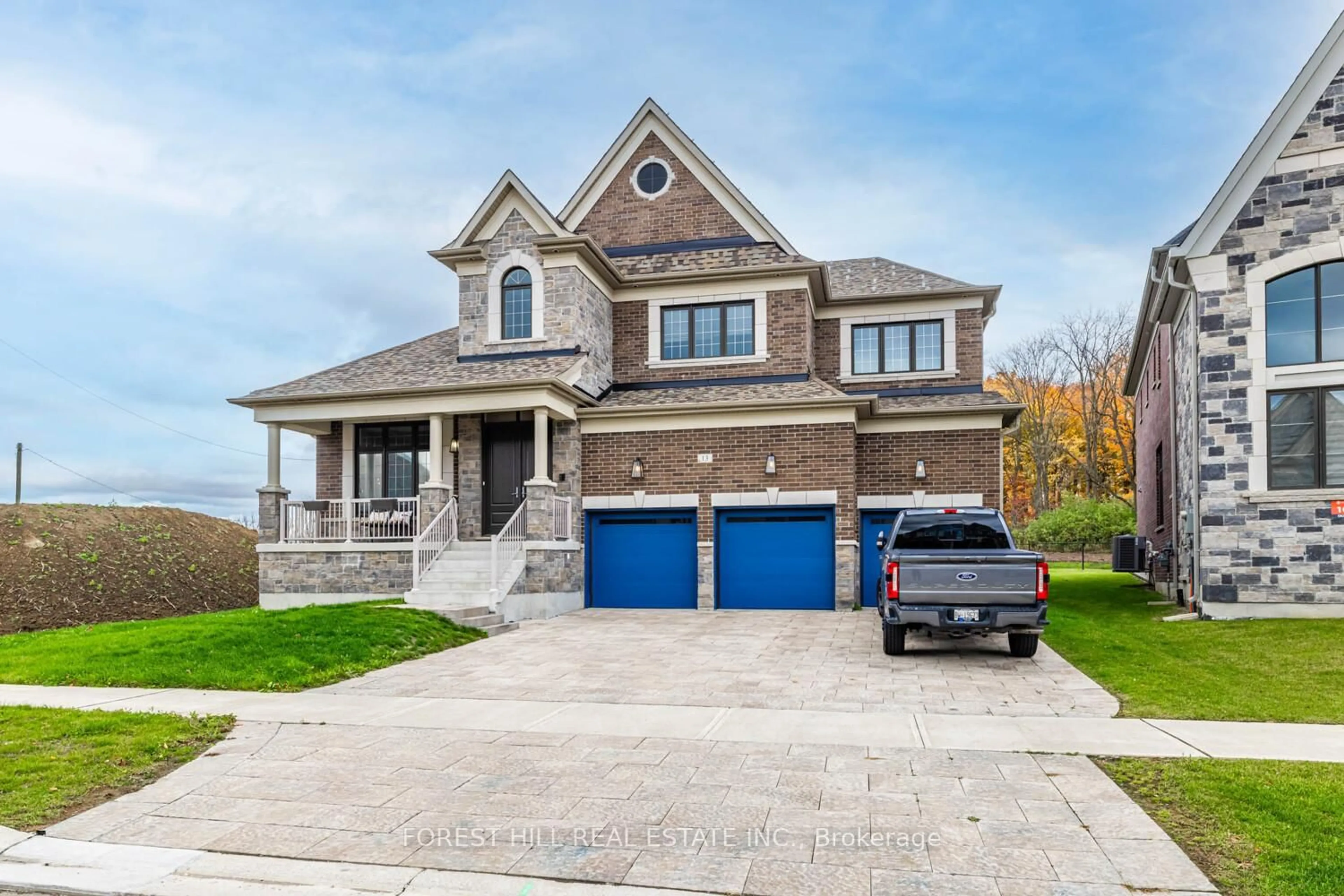 Home with brick exterior material, street for 13 Pellegrini Dr, Vaughan Ontario L4H 4A2