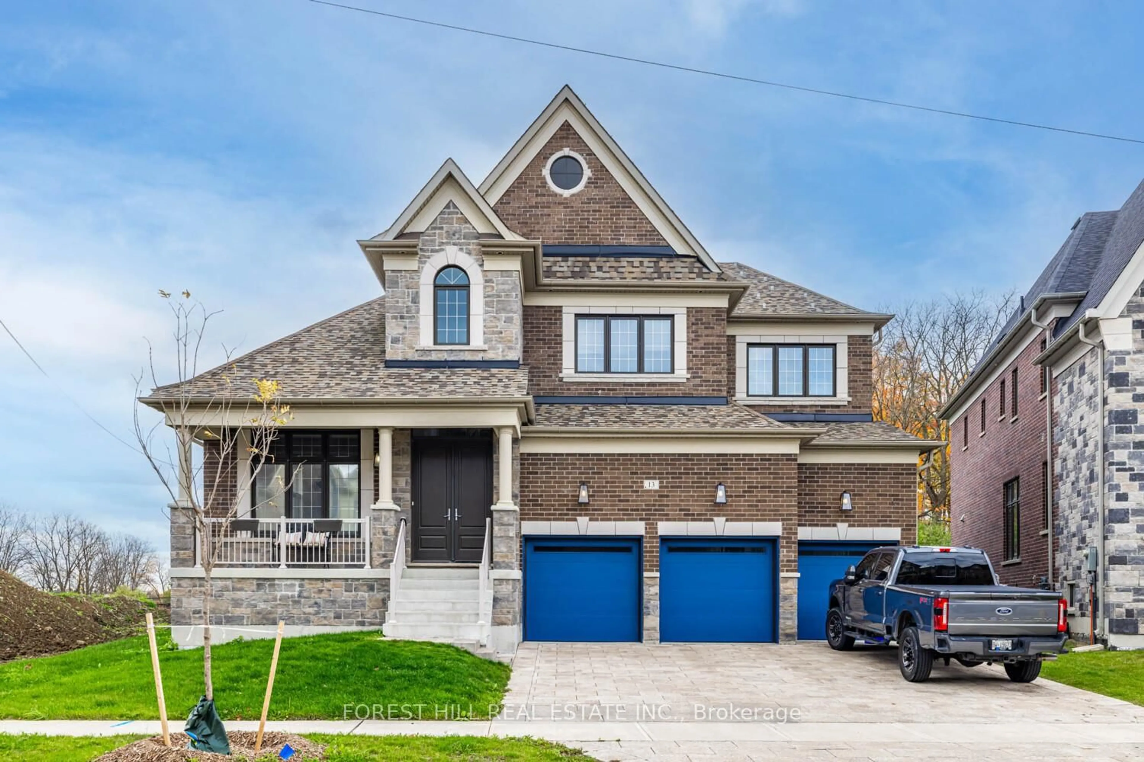 Home with brick exterior material, street for 13 Pellegrini Dr, Vaughan Ontario L4H 4A2