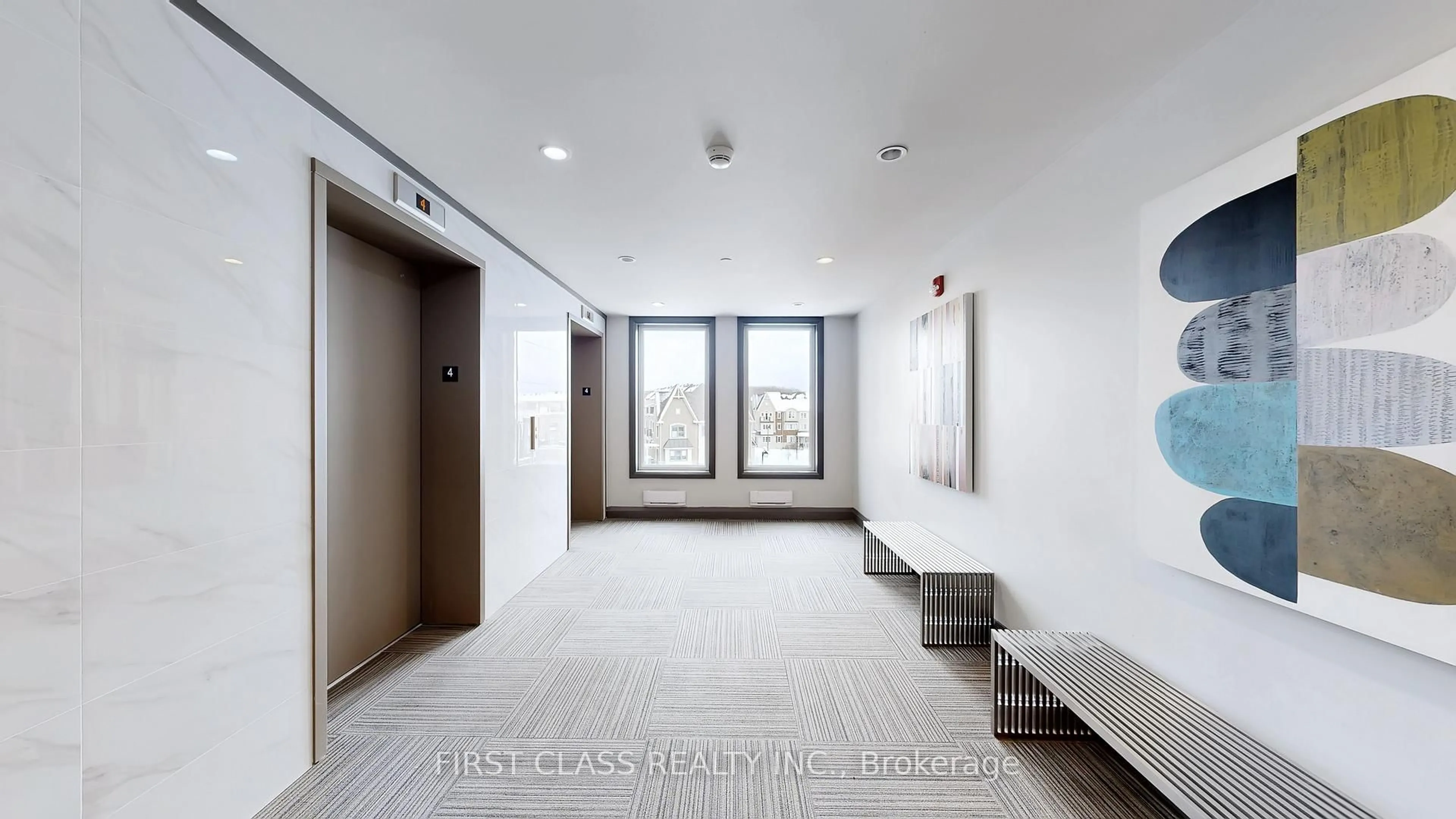 Indoor foyer for 58 Adam Sellers St #409, Markham Ontario L6B 1P5