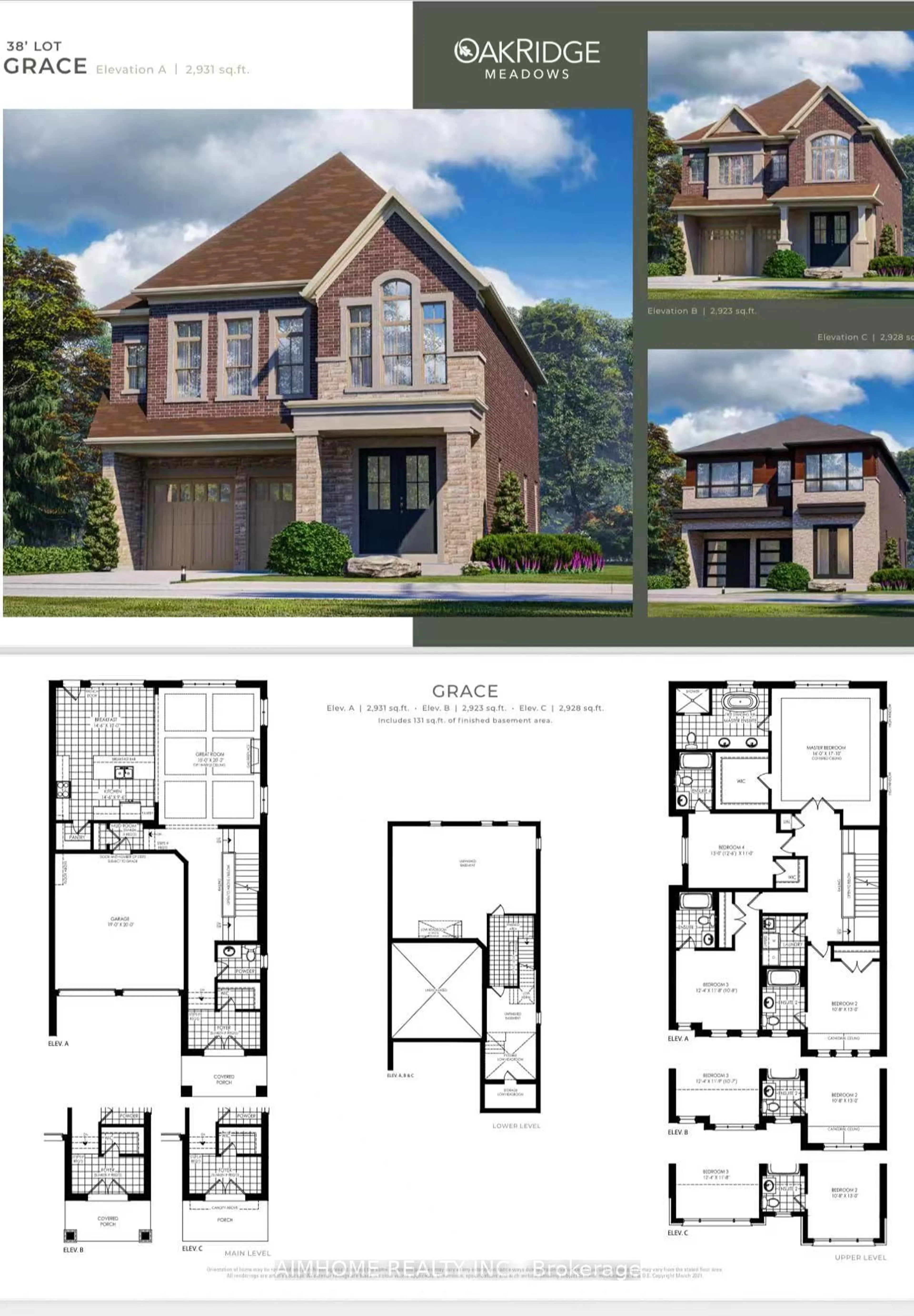 Floor plan for 38 Garrison Dr, Richmond Hill Ontario L4E 1M6