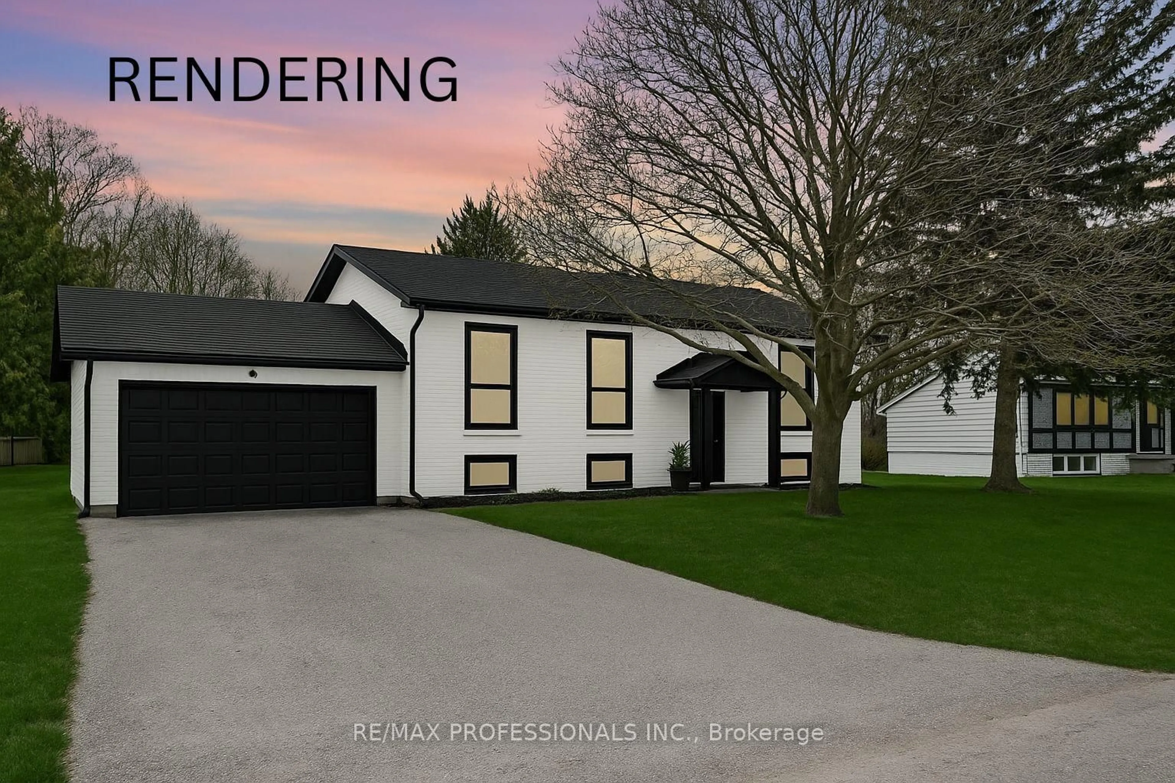 A pic from outside/outdoor area/front of a property/back of a property/a pic from drone, building for 16 Wales Ave, Adjala-Tosorontio Ontario L0M 1J0