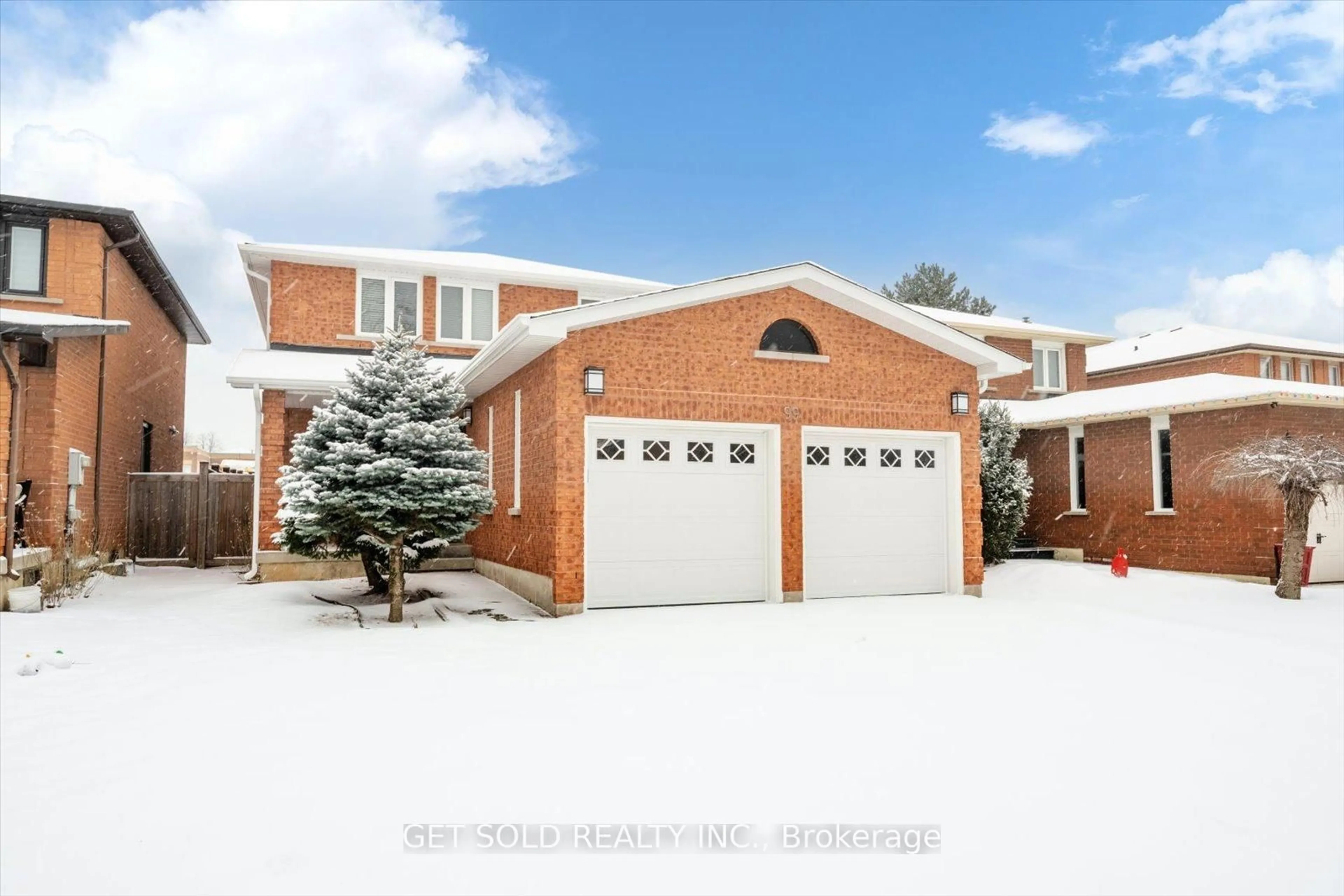 Home with brick exterior material, street for 99 Carmen Cres, Vaughan Ontario L4L 5P6