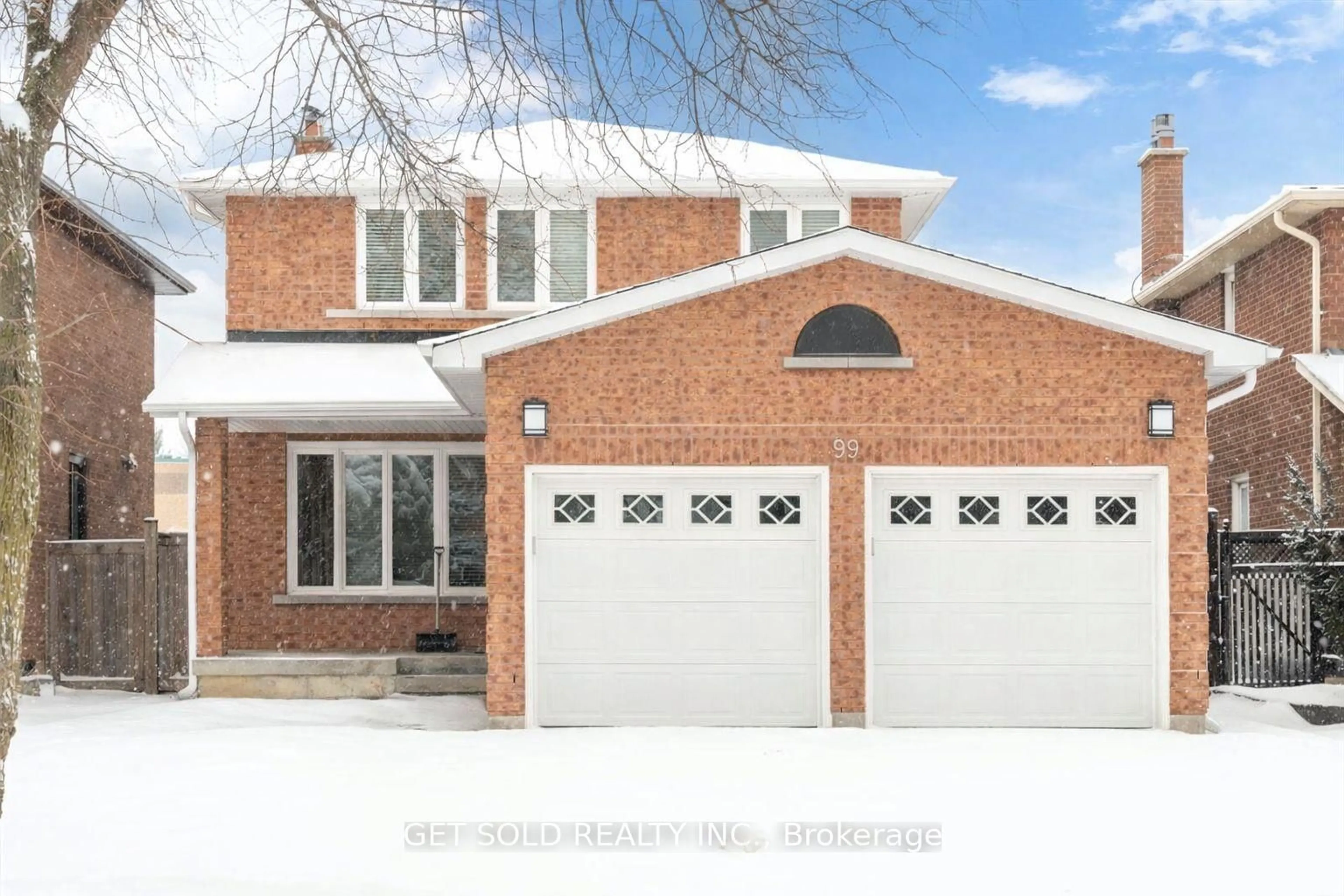 Home with brick exterior material, street for 99 Carmen Cres, Vaughan Ontario L4L 5P6