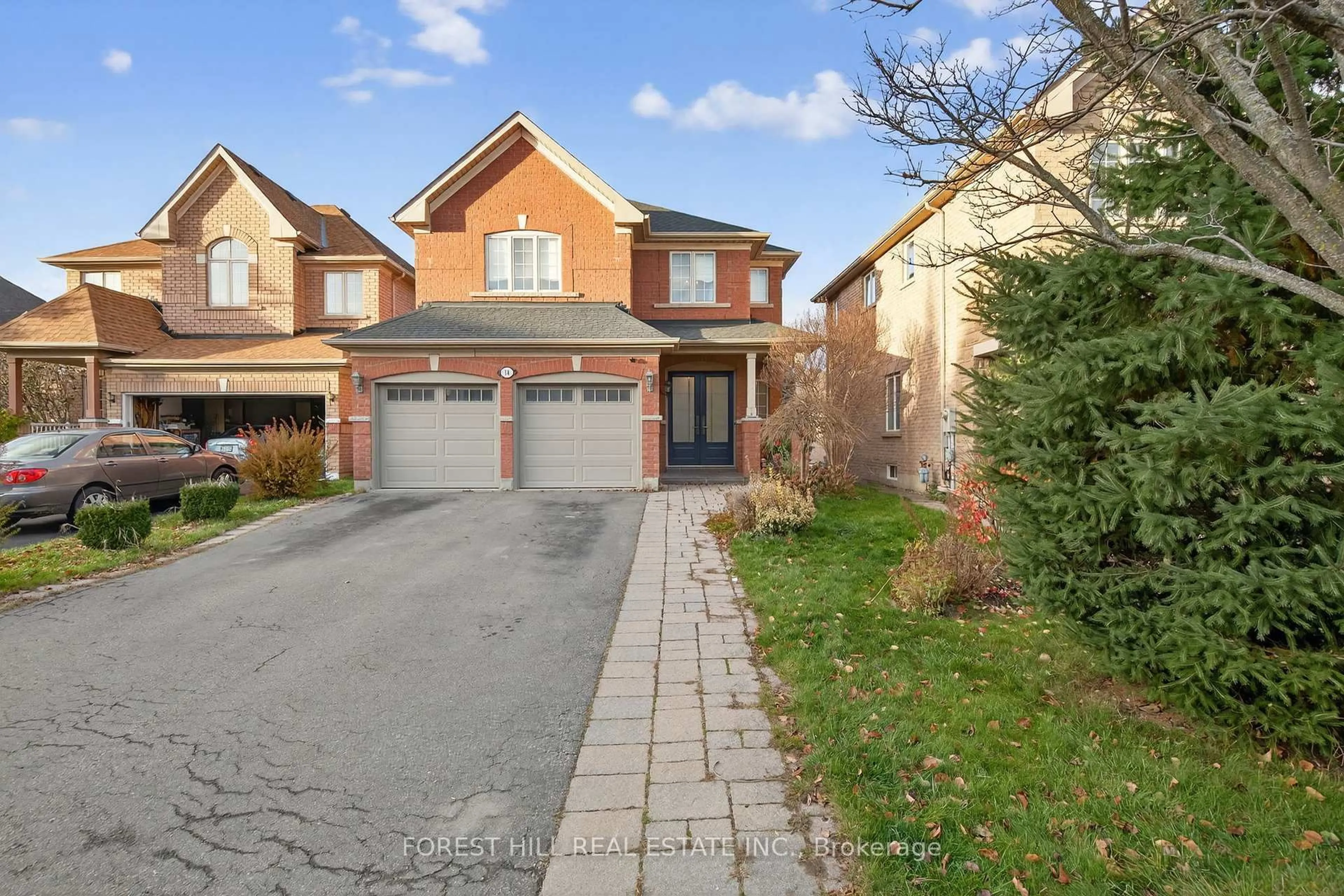 Home with brick exterior material, street for 14 Pepperberry Rd, Vaughan Ontario L4J 8W9