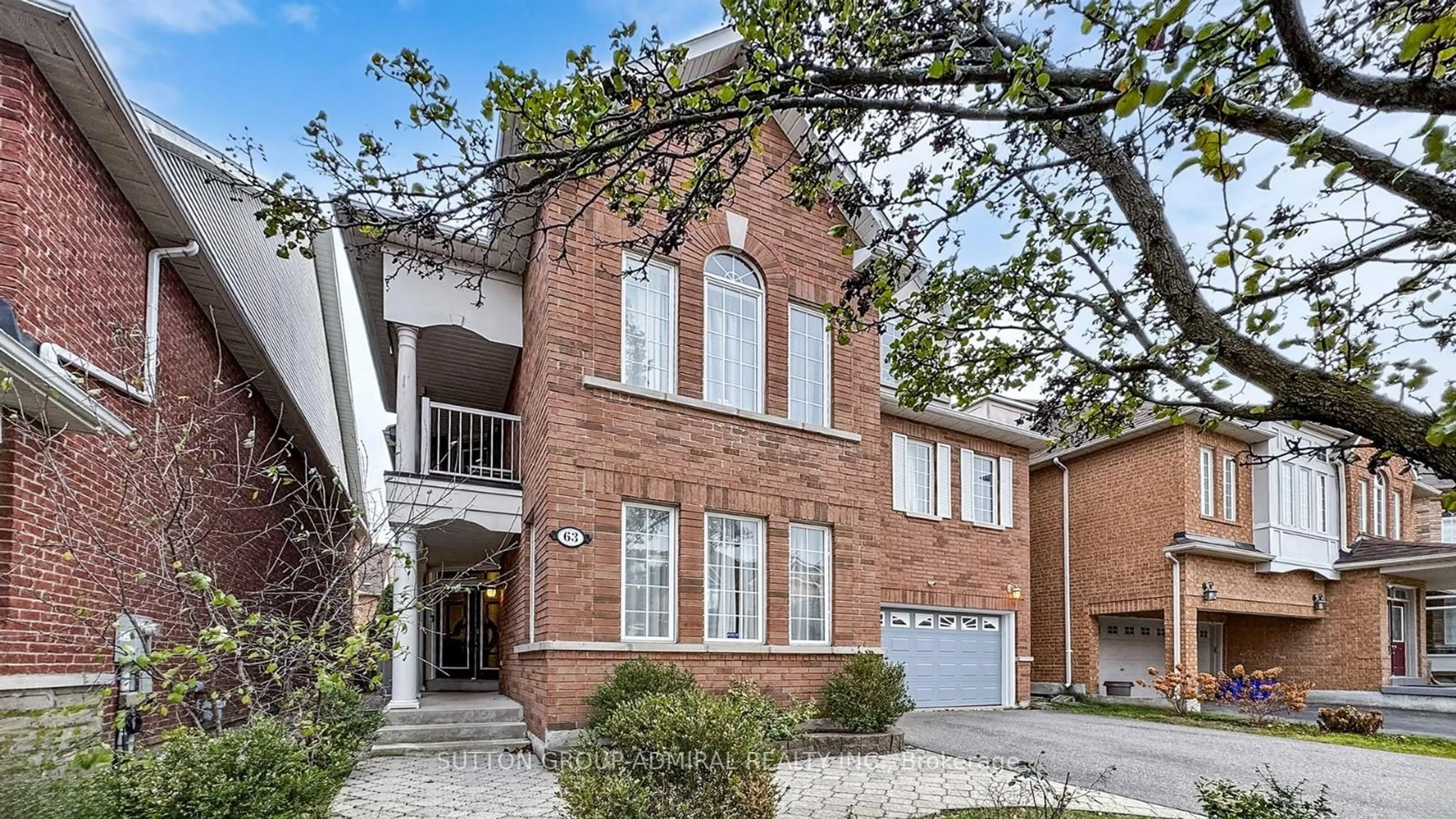 Home with brick exterior material, street for 63 Seabreeze Ave, Vaughan Ontario L4J 8T5