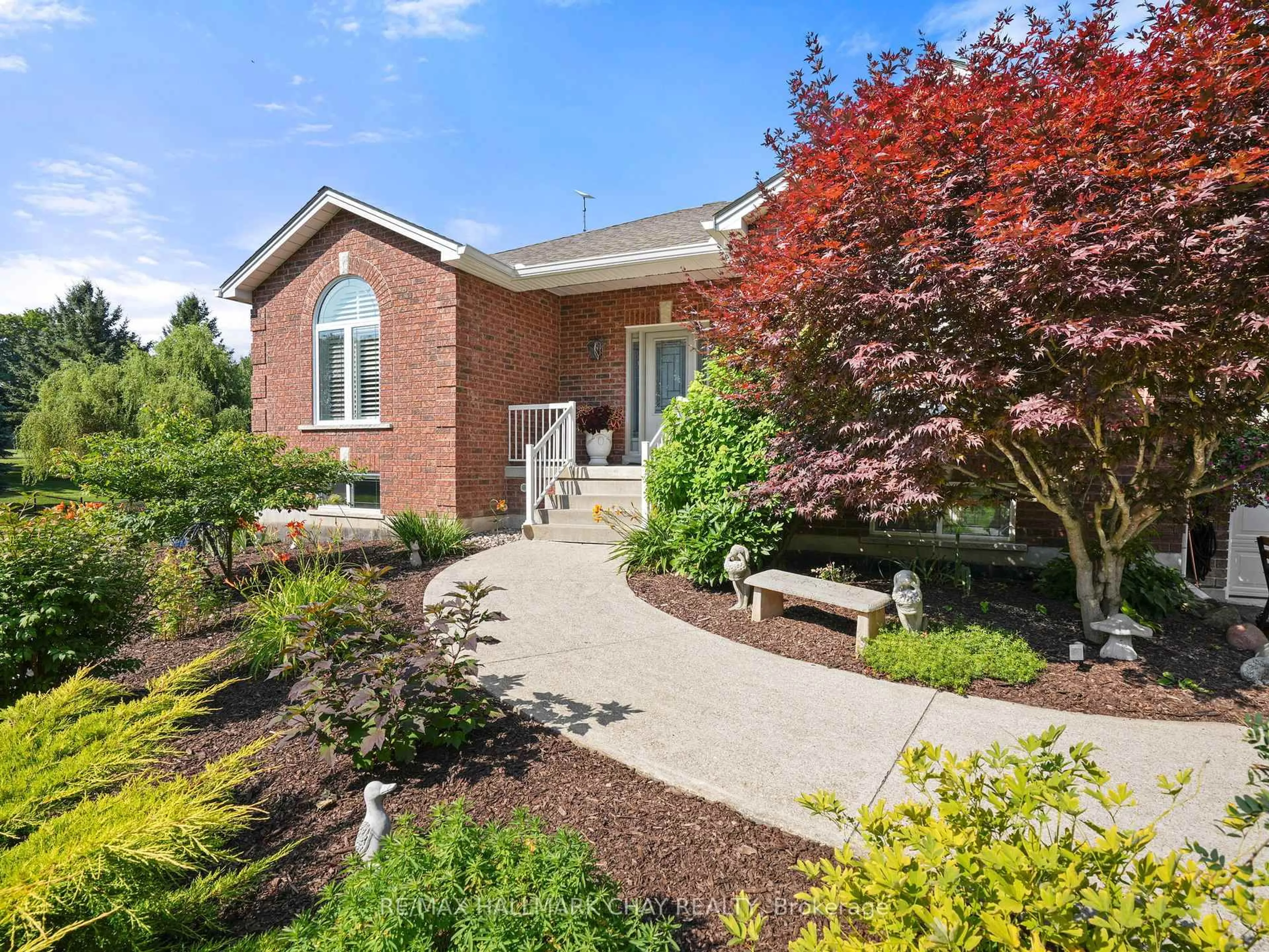 Home with brick exterior material, street for 7558 Concession Road 2 Rd, Adjala-Tosorontio Ontario L0M 1M0