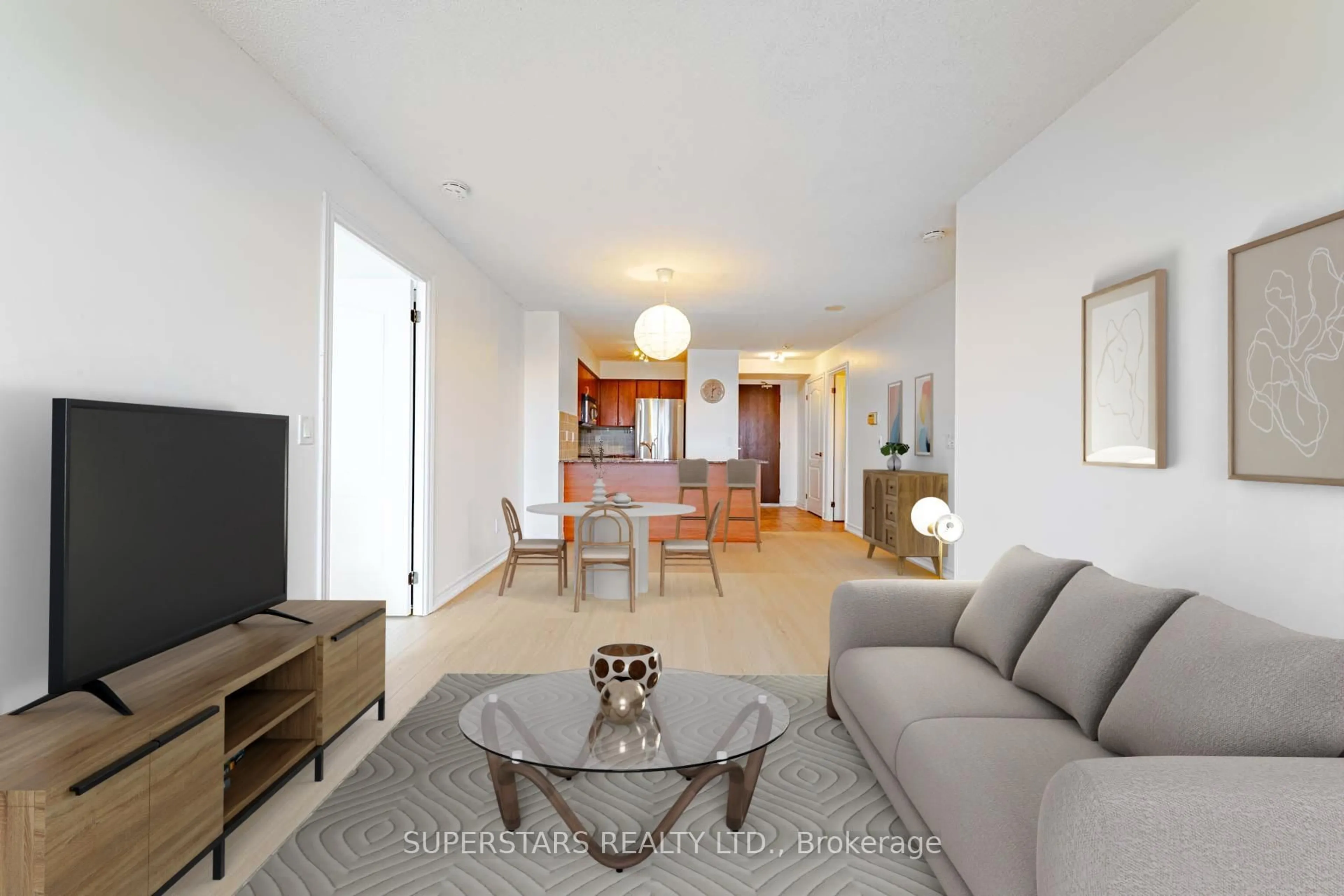 Living room with furniture, unknown for 15 North Park Rd #806, Vaughan Ontario L4J 0C9