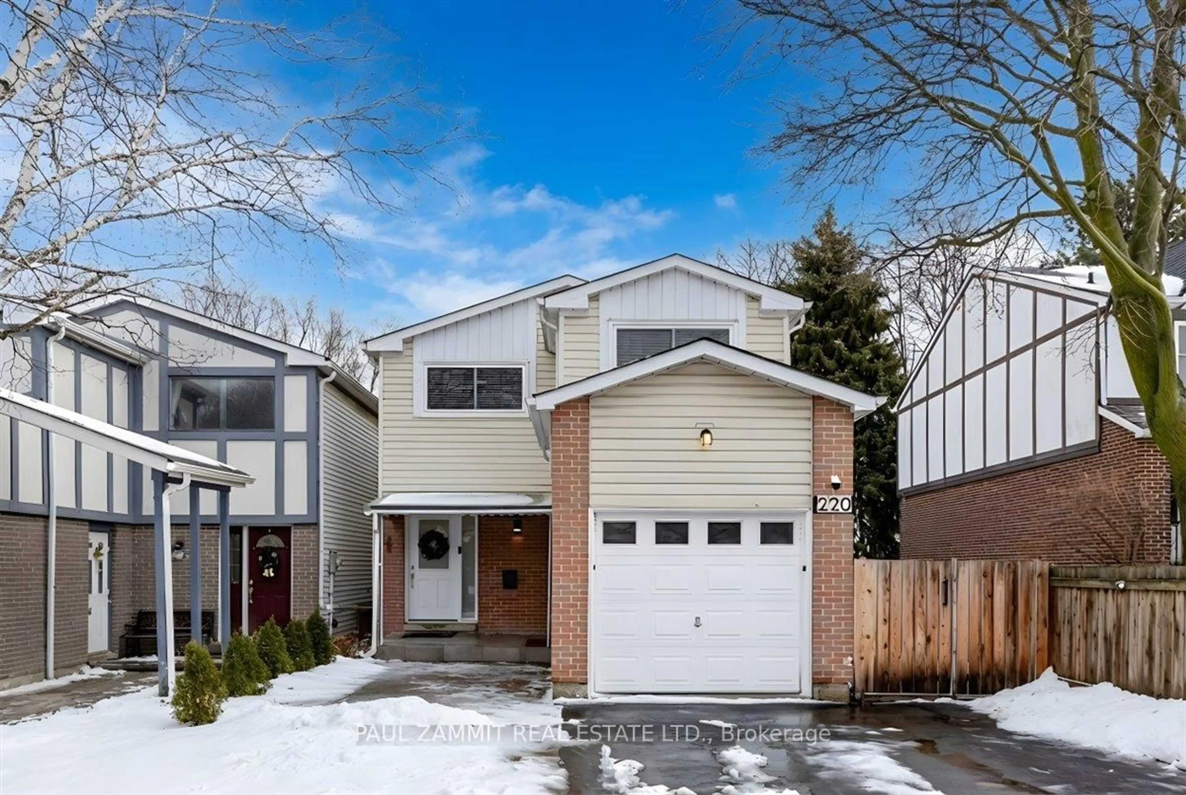 Home with brick exterior material, street for 220 Simonston Blvd, Markham Ontario L3T 4M2