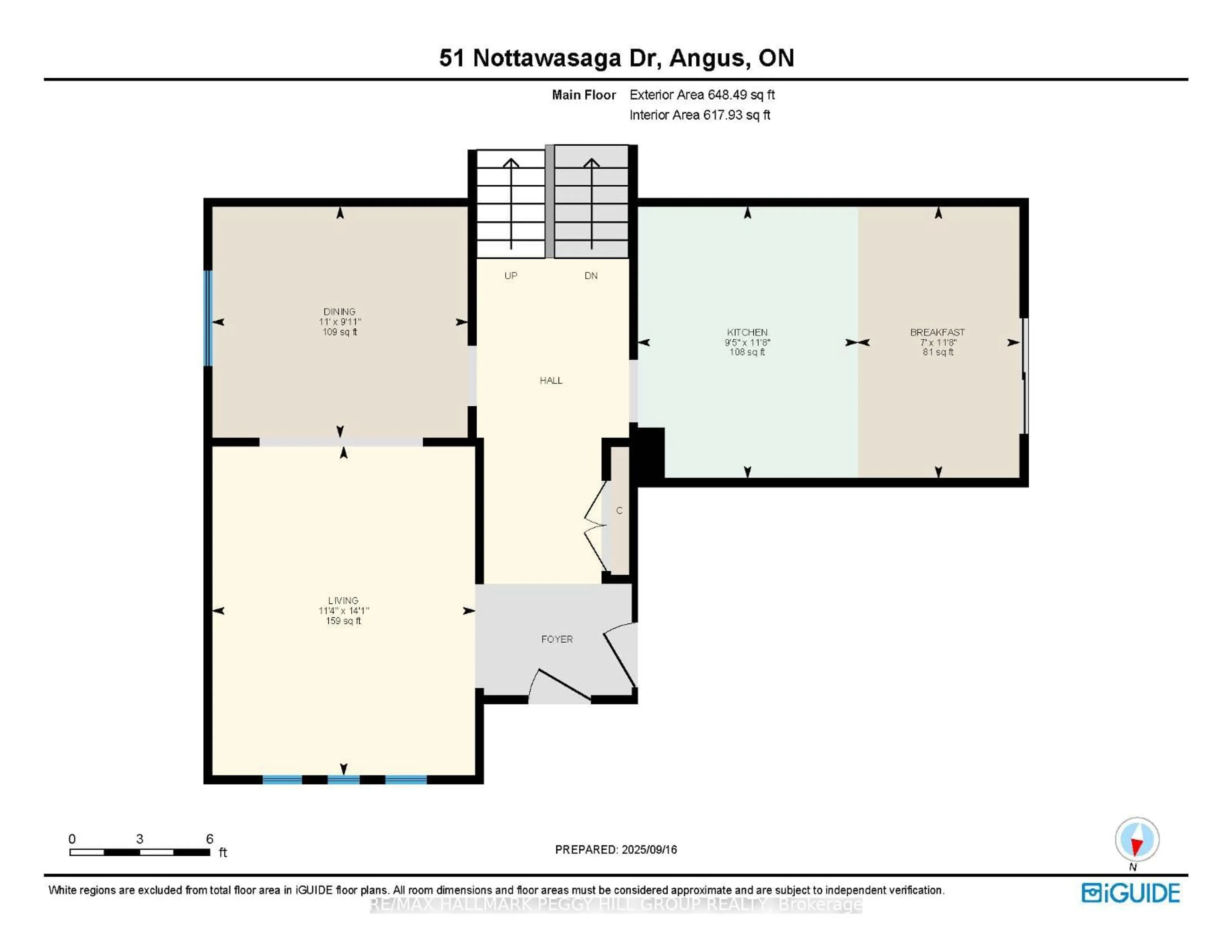 Floor plan for 51 Nottawasaga Dr, Essa Ontario L0M 1B0
