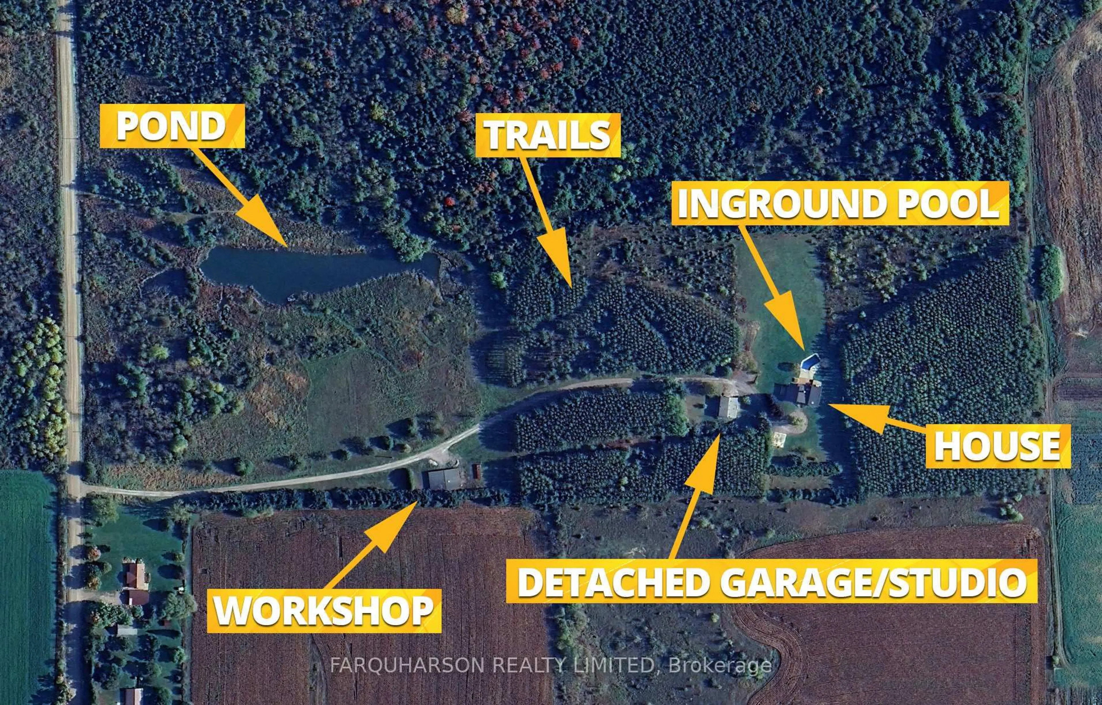 A pic from outside/outdoor area/front of a property/back of a property/a pic from drone, street for 729 Fowlers Rd, Uxbridge Ontario L0C 1C0