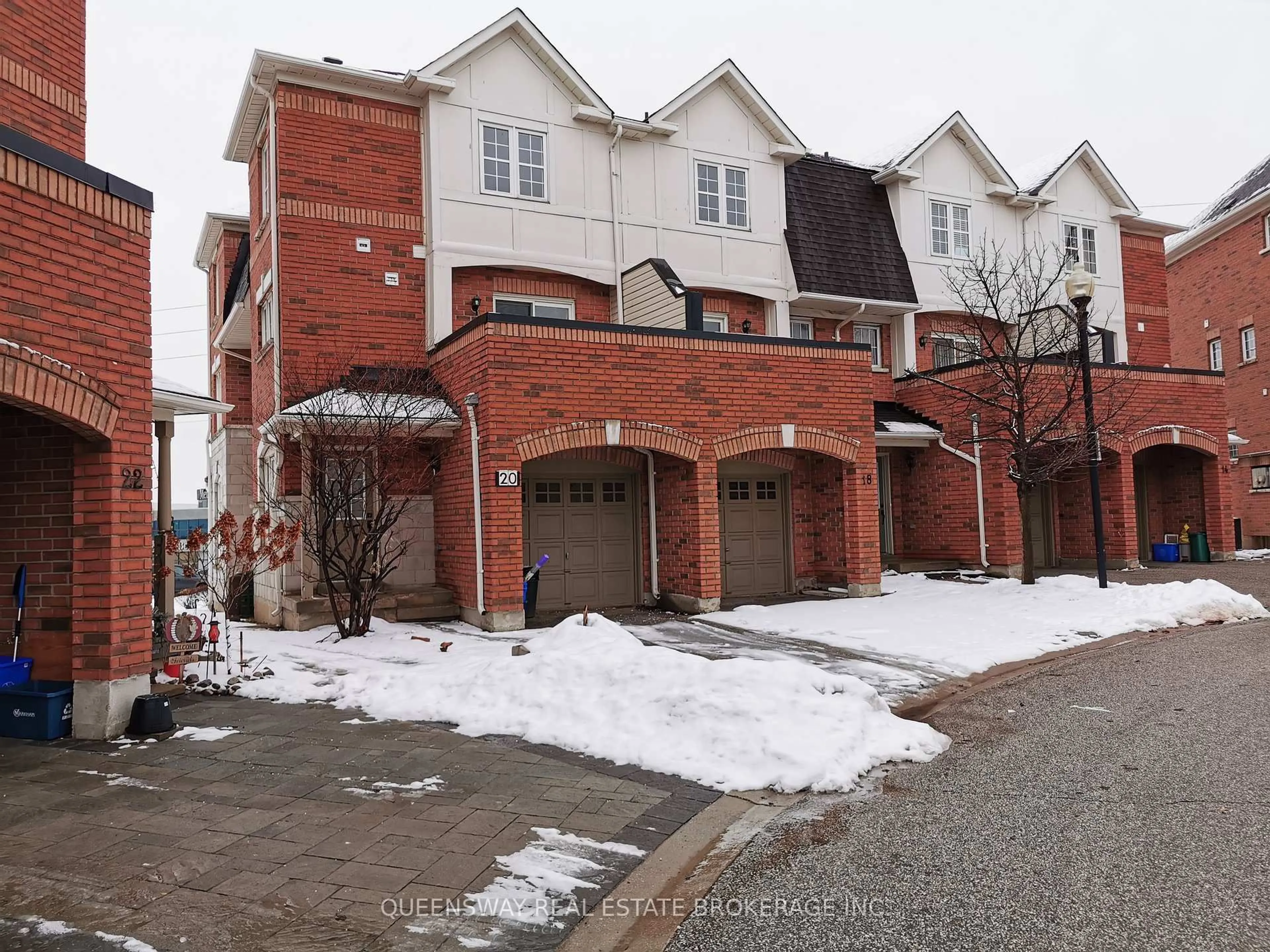 Home with brick exterior material, street for 20 Woltner Way, Markham Ontario L3R 5Y7