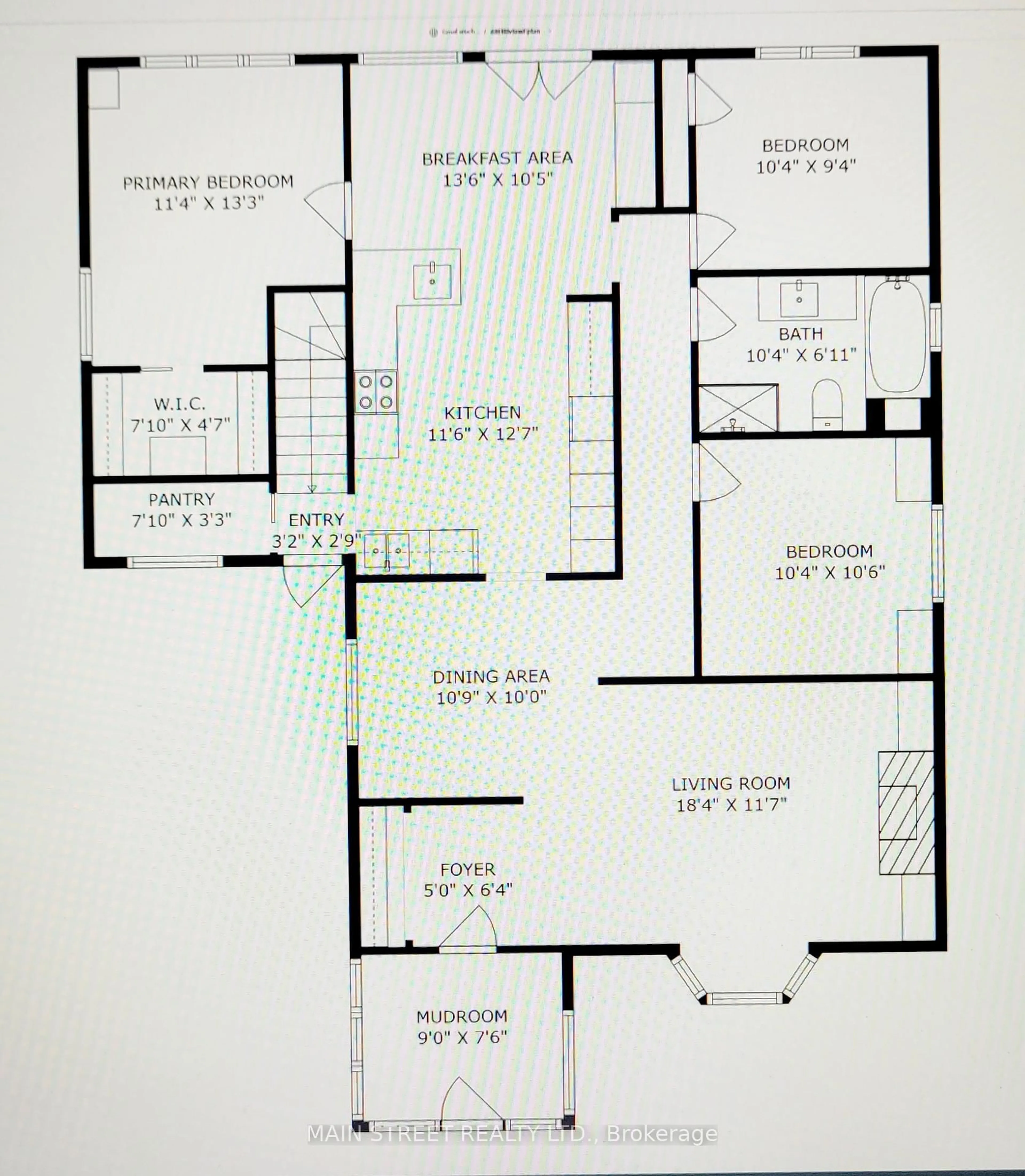 Floor plan for 68 Hillview Dr, Newmarket Ontario L3Y 4H9