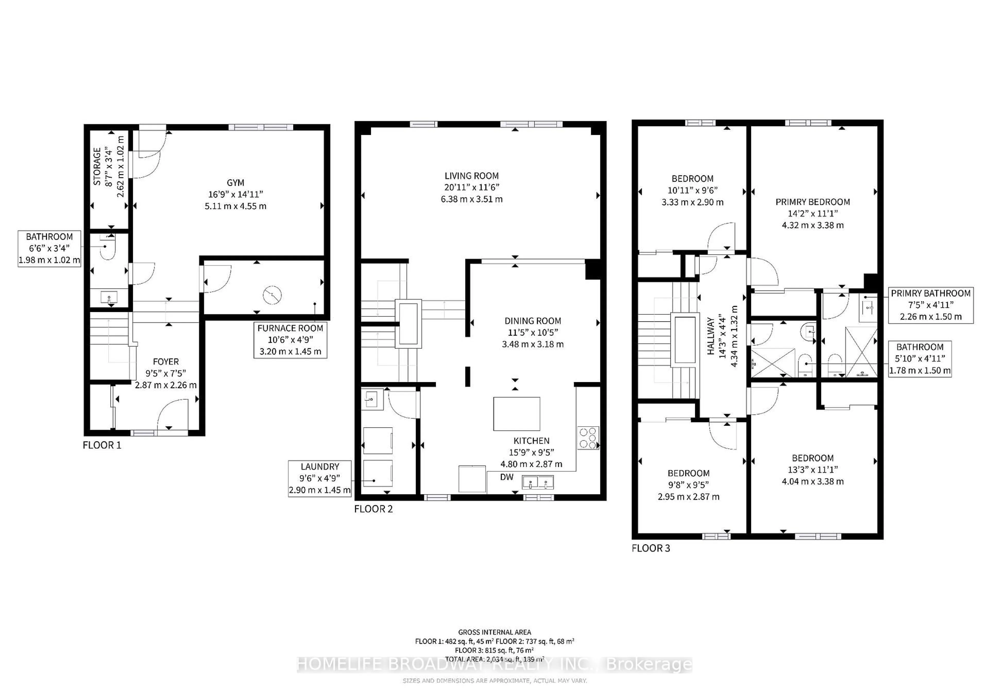 Floor plan for 109 Poplar Cres, Aurora Ontario L4G 3M4