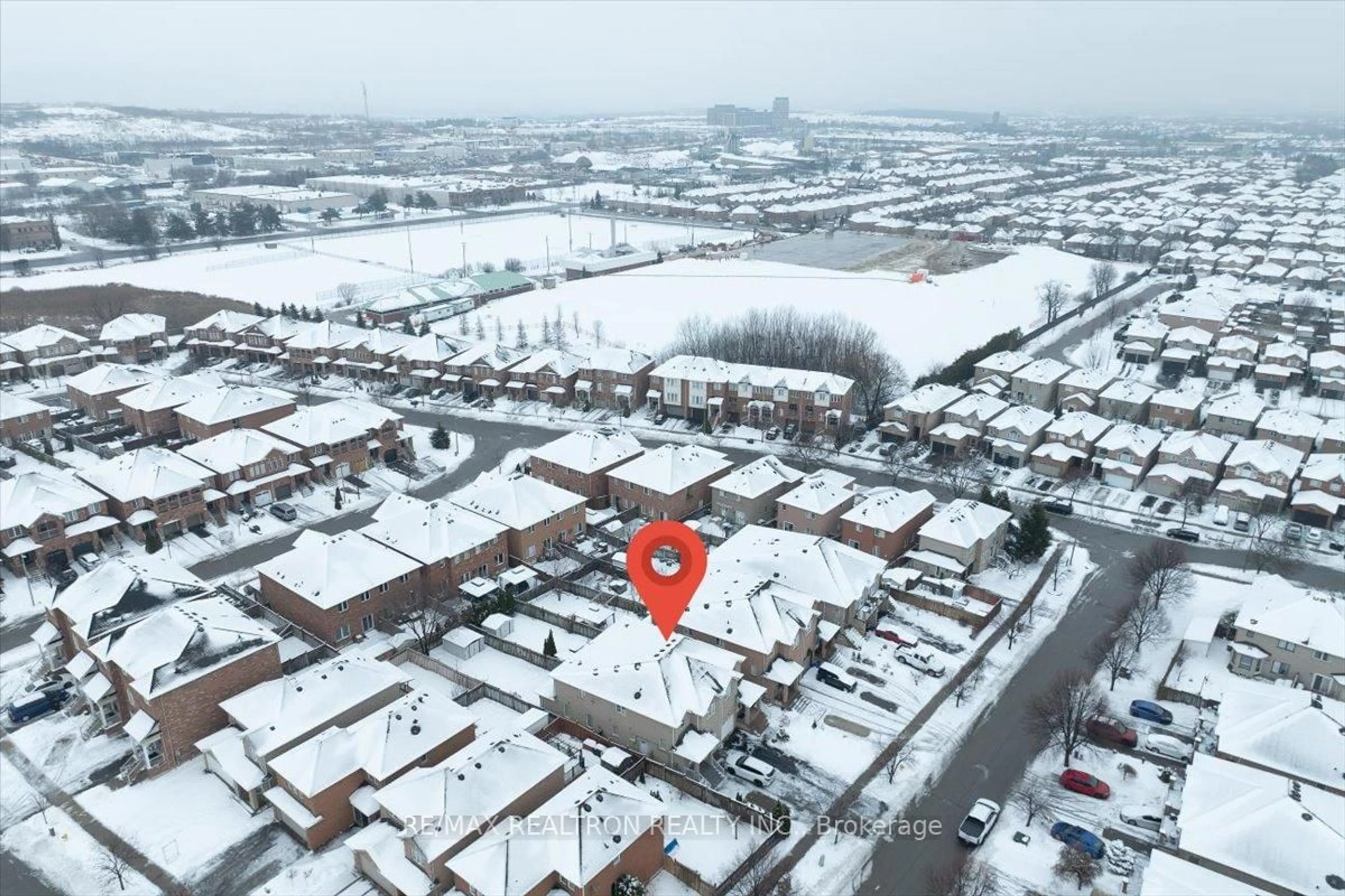 A pic from outside/outdoor area/front of a property/back of a property/a pic from drone, street for 23 D'amato Cres, Vaughan Ontario L6A 3E6