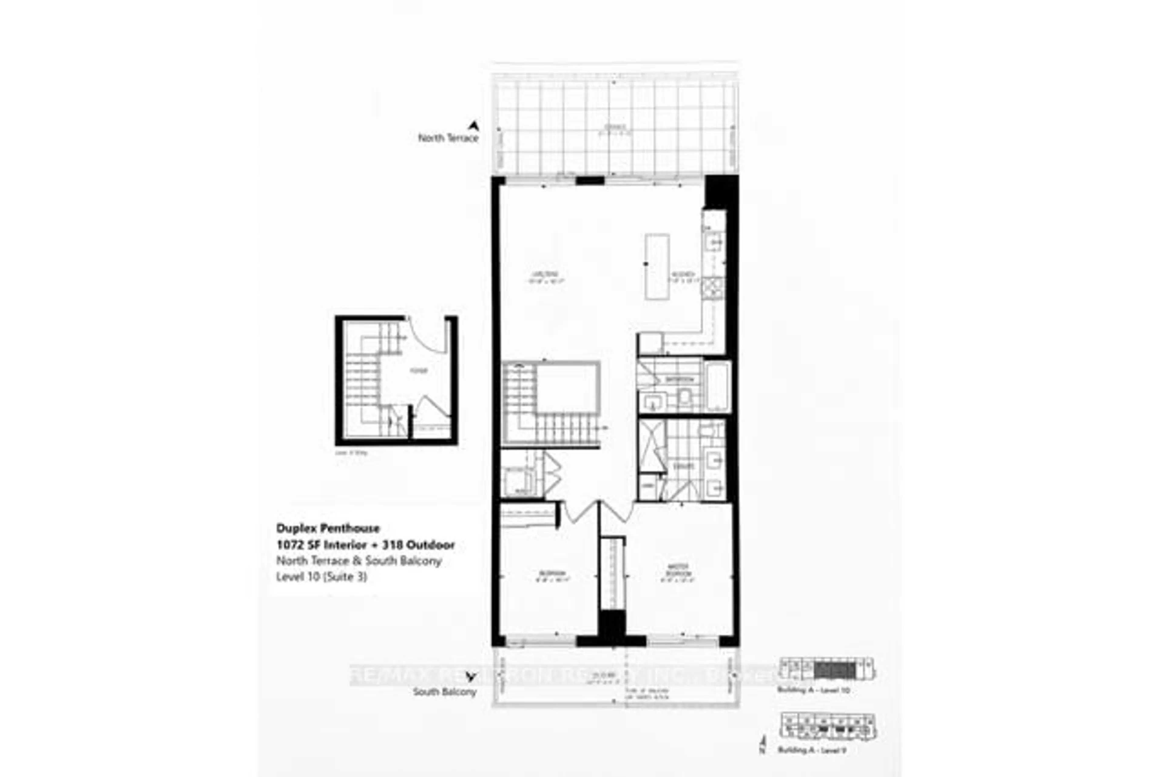 Floor plan for 6 David Eyer Rd #PH 913, Richmond Hill Ontario L4S 0N5
