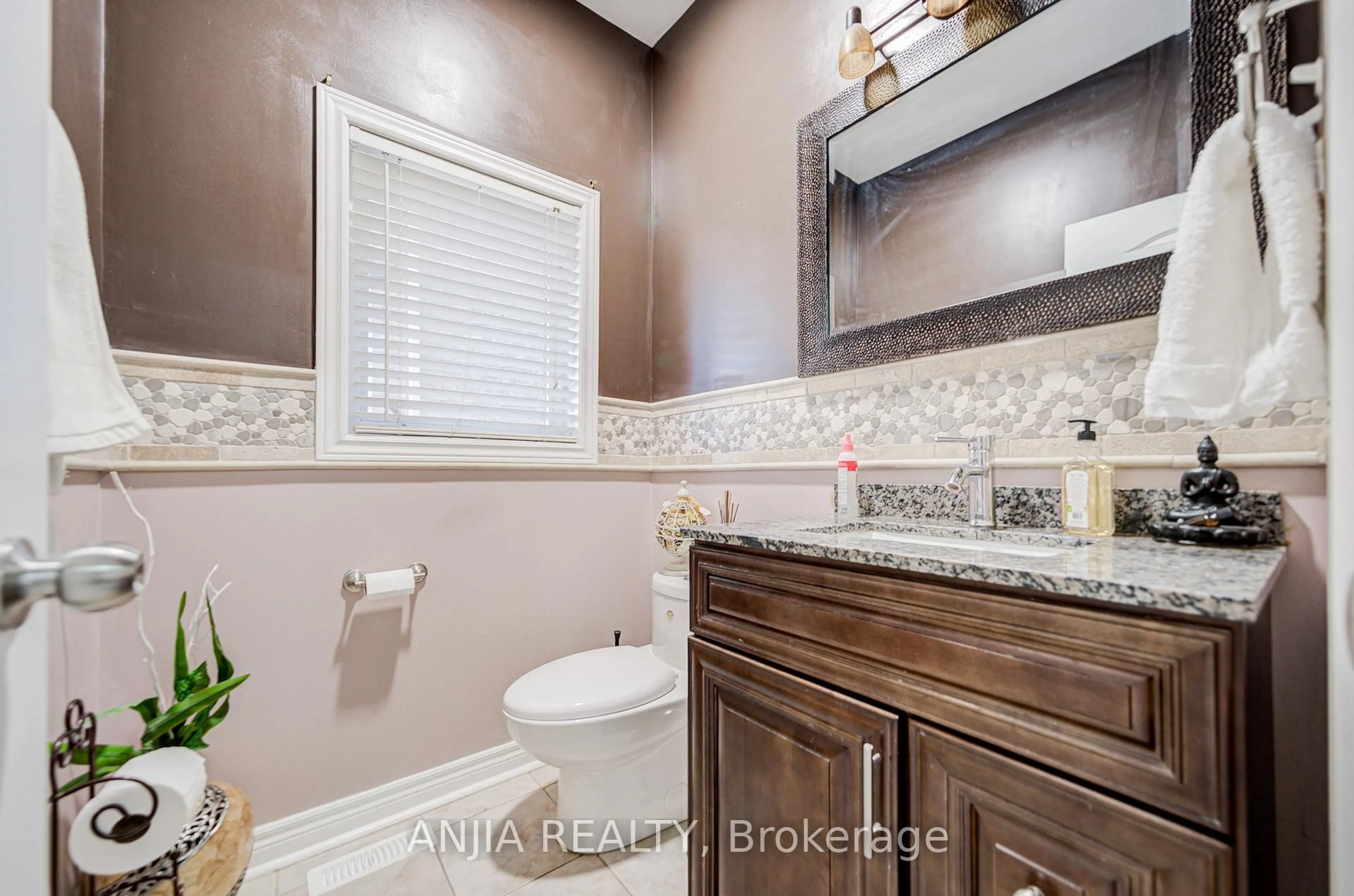 Contemporary bathroom, ceramic/tile floor for 384 Highglen Ave, Markham Ontario L3S 4J3