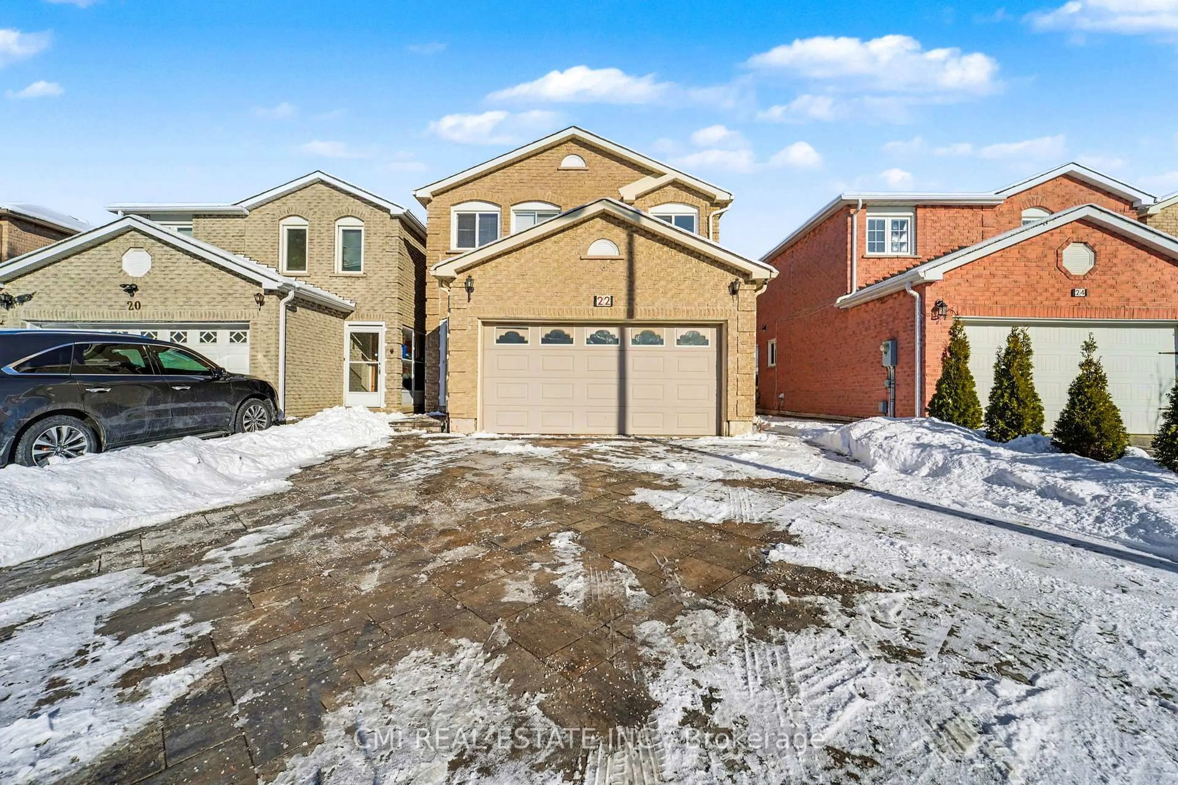 Home with brick exterior material, street for 22 Lavron Crt, Markham Ontario L3S 2R3