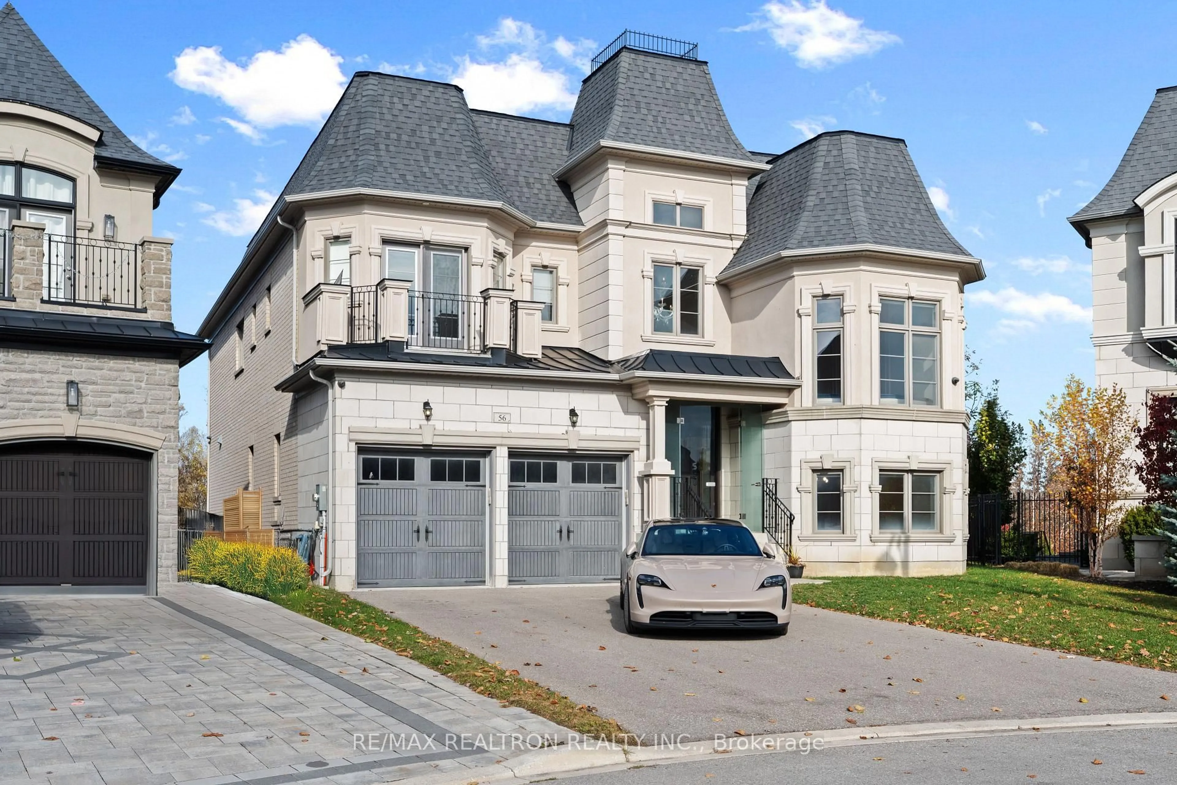 Home with brick exterior material, street for 56 Ria Crt, King Ontario L7B 0N5