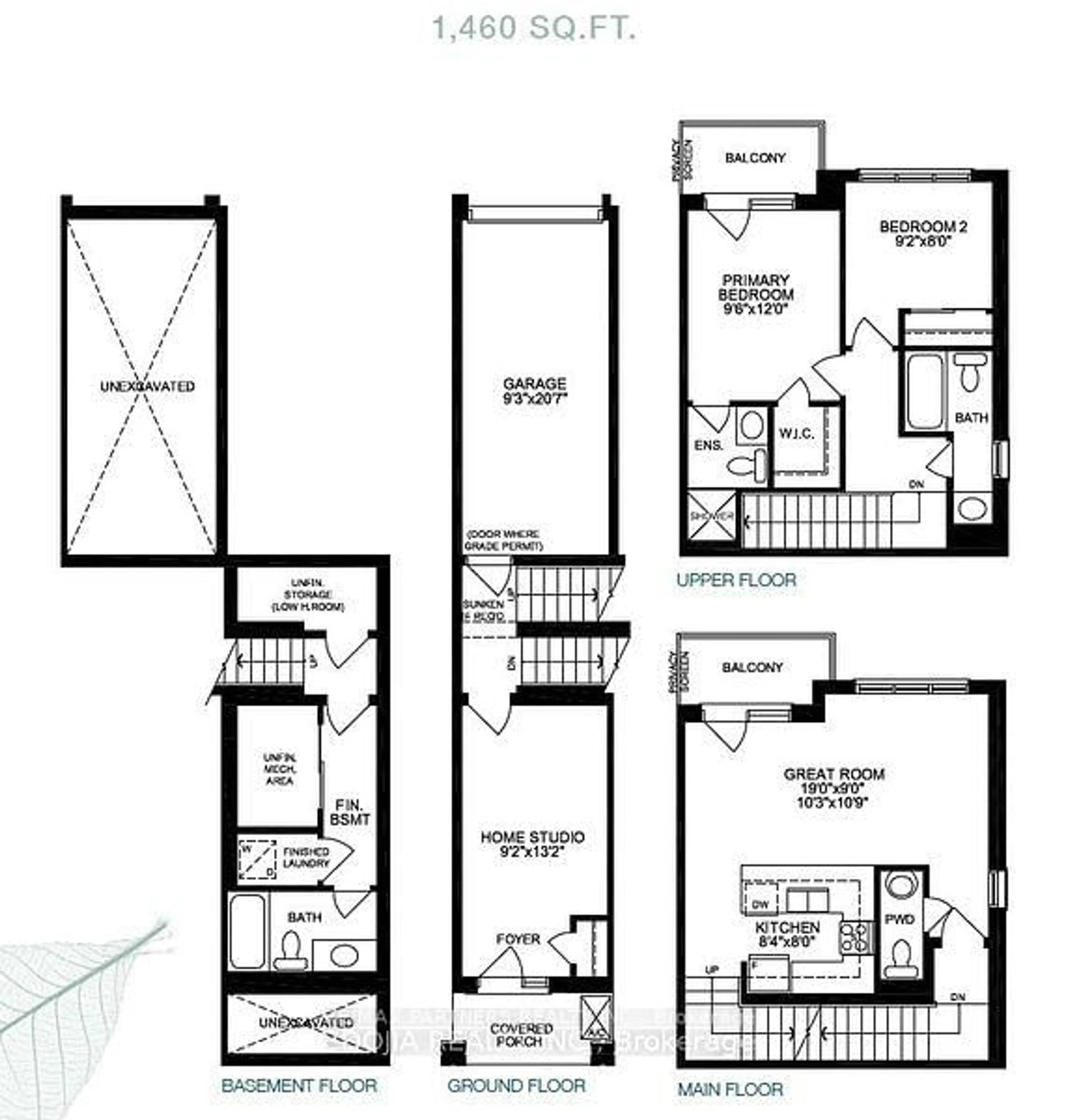Floor plan for 152 Matawin Lane, Richmond Hill Ontario L4B 0H7