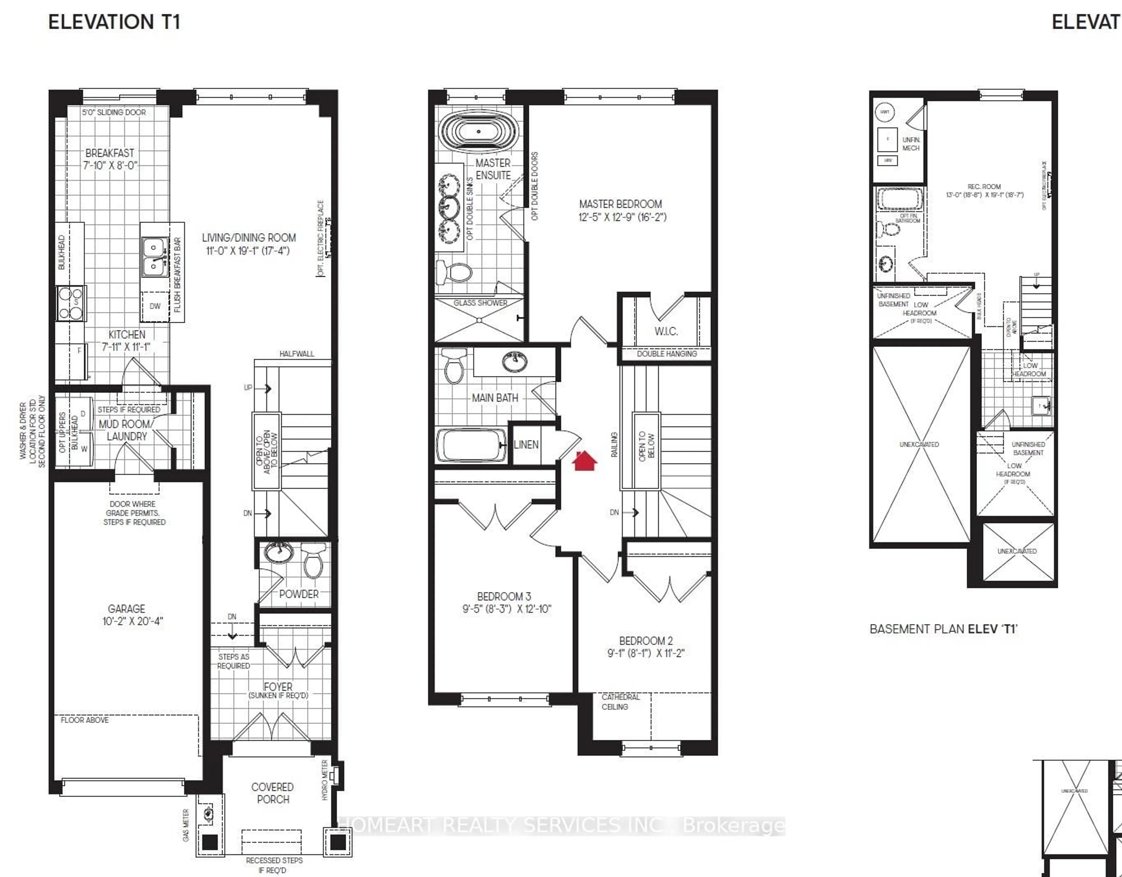 Floor plan for 48 Harvey Bunker Cres, Markham Ontario L6C 2A5