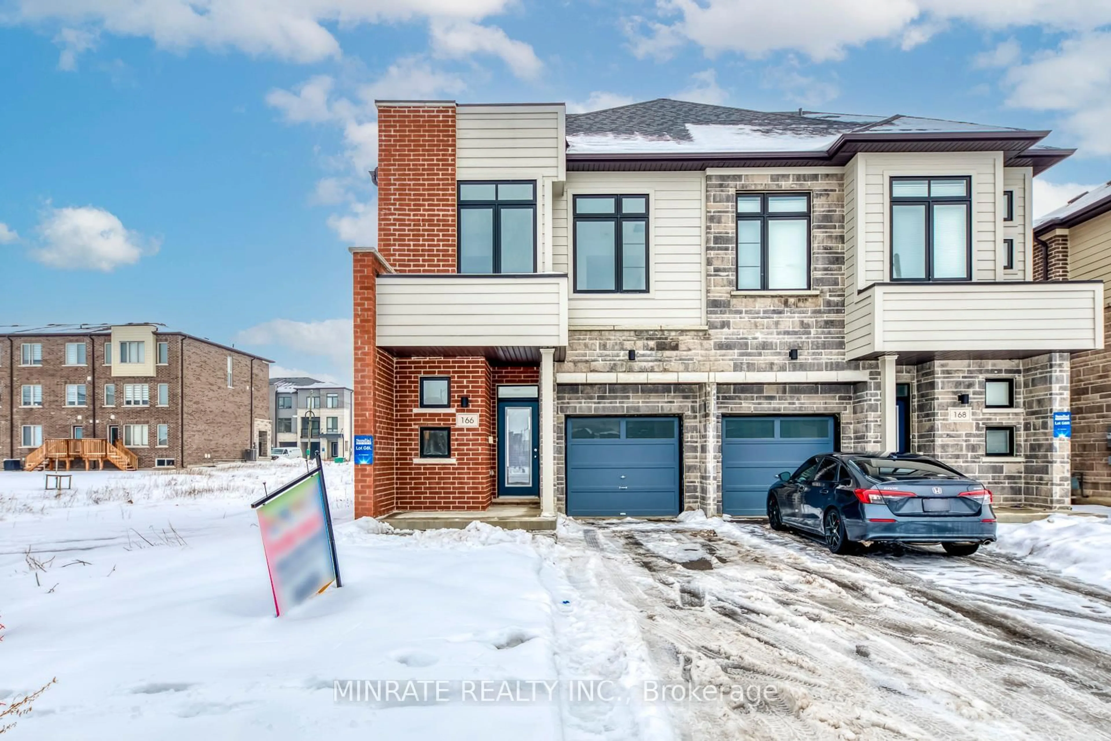 Home with brick exterior material, street for 166 William Booth Ave, Newmarket Ontario L3X 0K7