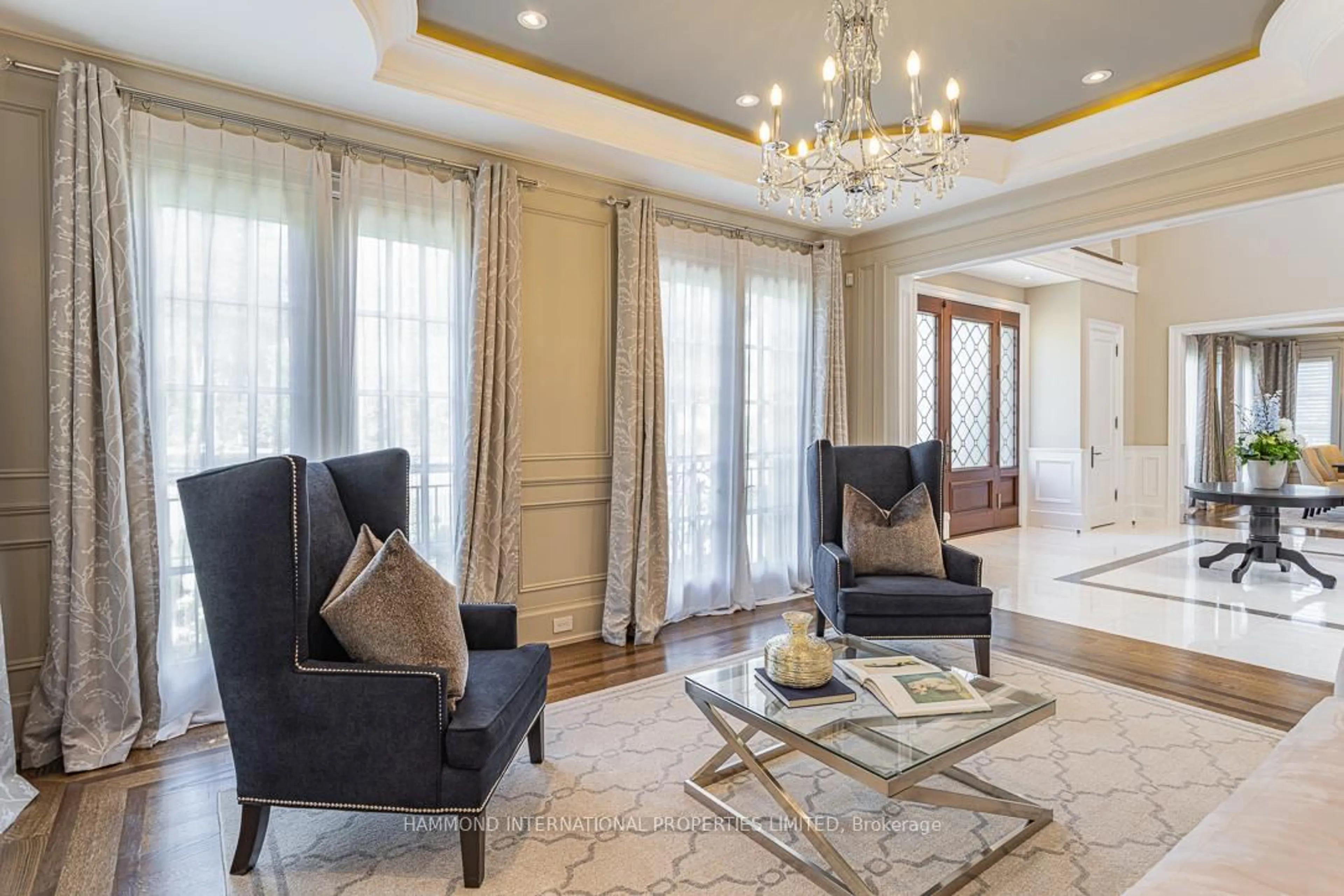 Living room with furniture, unknown for 21 Hammok Cres, Markham Ontario L3T 2X3