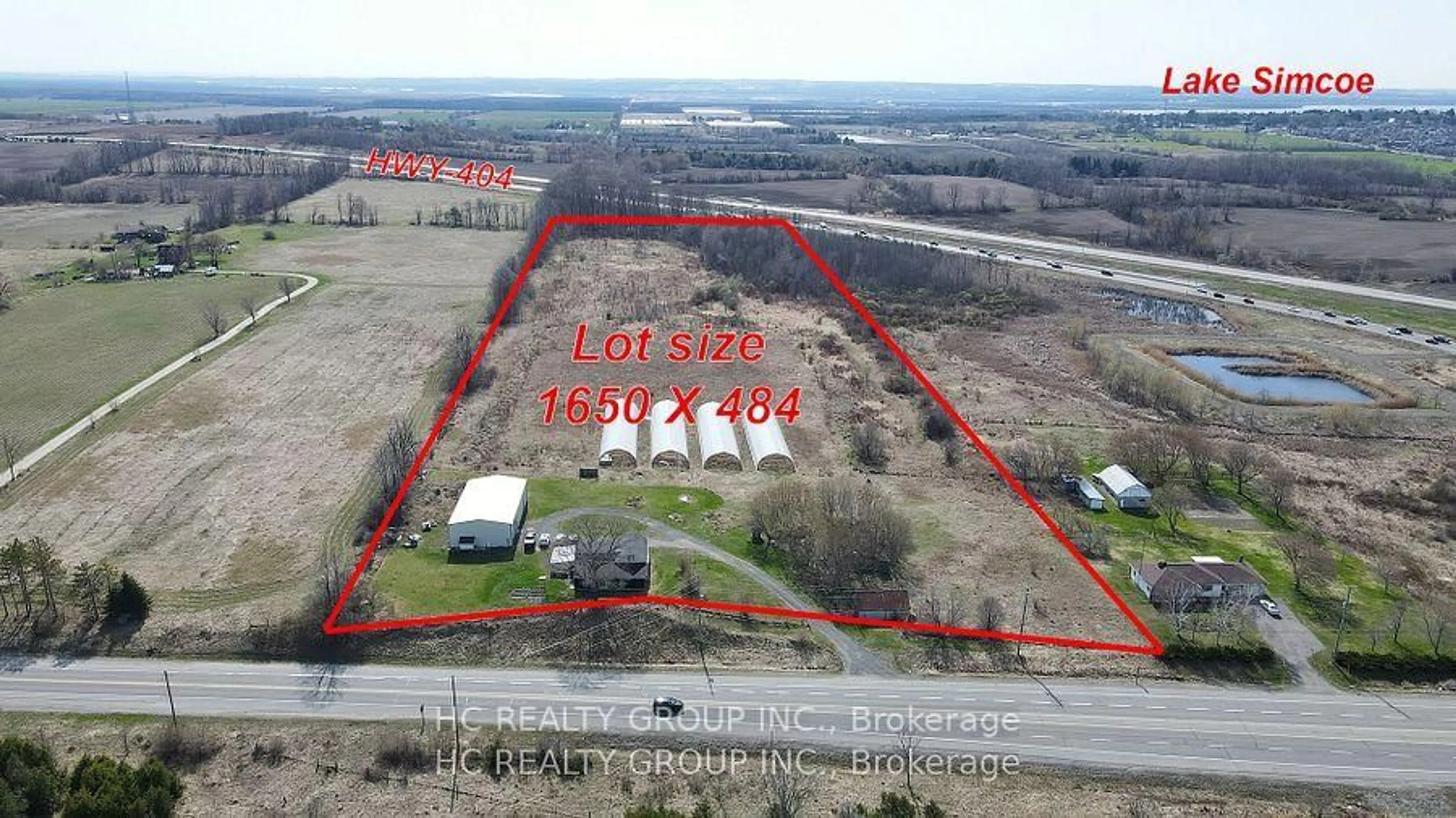 A pic from outside/outdoor area/front of a property/back of a property/a pic from drone, building for 22334 Woodbine Ave, East Gwillimbury Ontario L0G 1R0