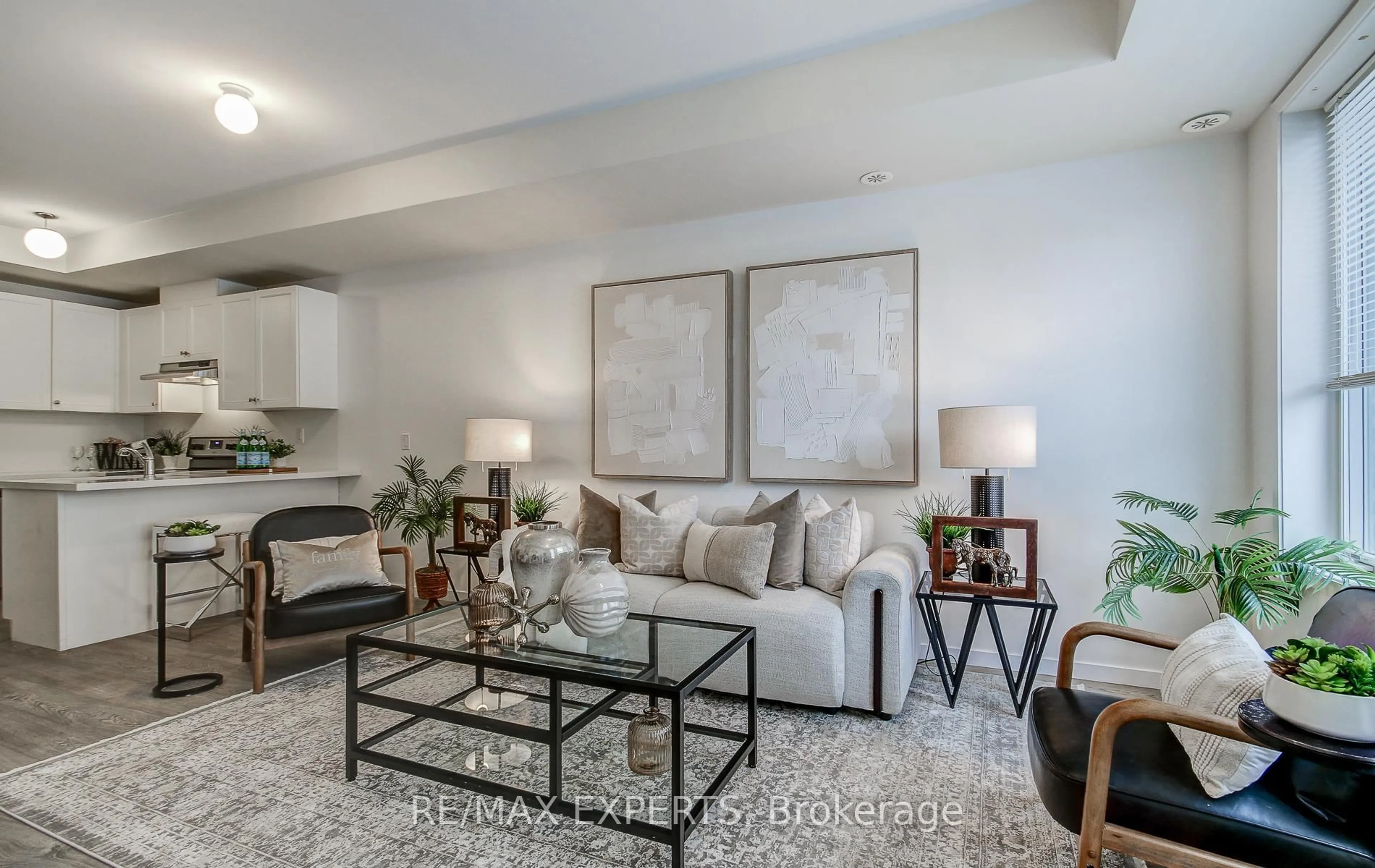 Living room with furniture, unknown for 300 Alex Gardner Circ #61, Aurora Ontario L4G 1N4