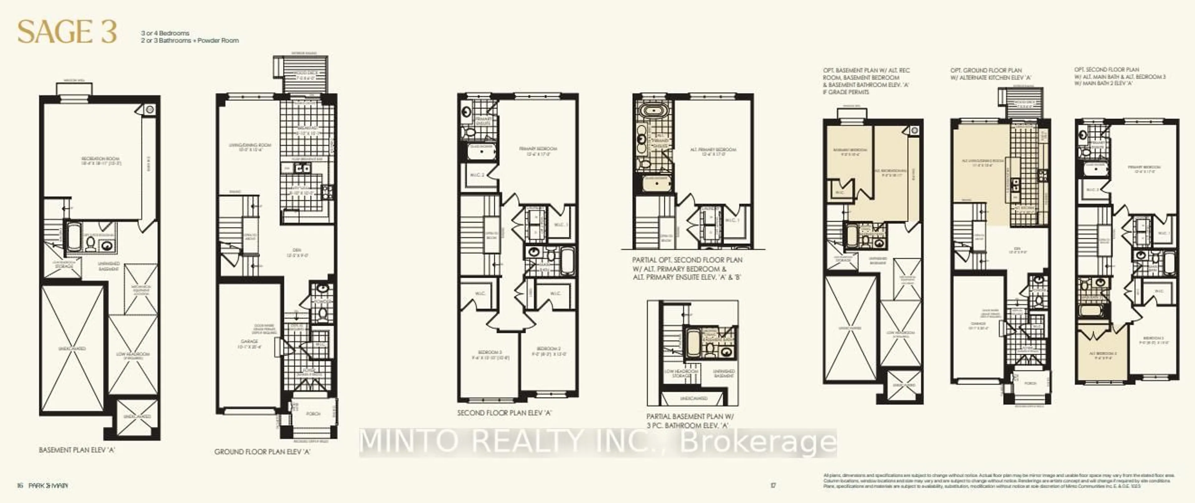 Floor plan for 134 Anna Russell Way, Markham Ontario L3R 3X3