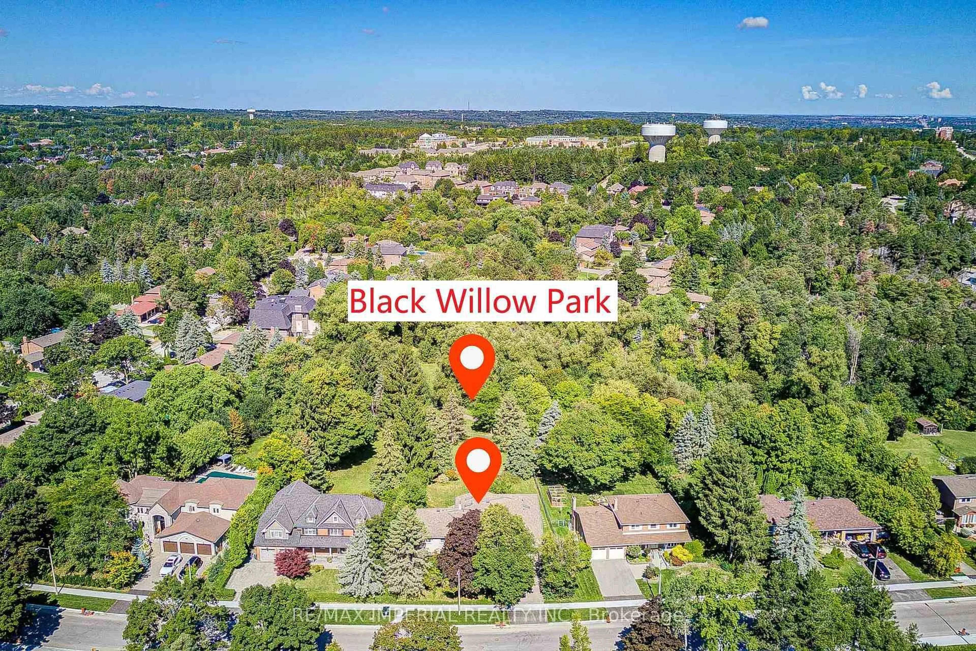 A pic from outside/outdoor area/front of a property/back of a property/a pic from drone, water/lake/river/ocean view for 20 Blackforest Dr, Richmond Hill Ontario L4E 2P5