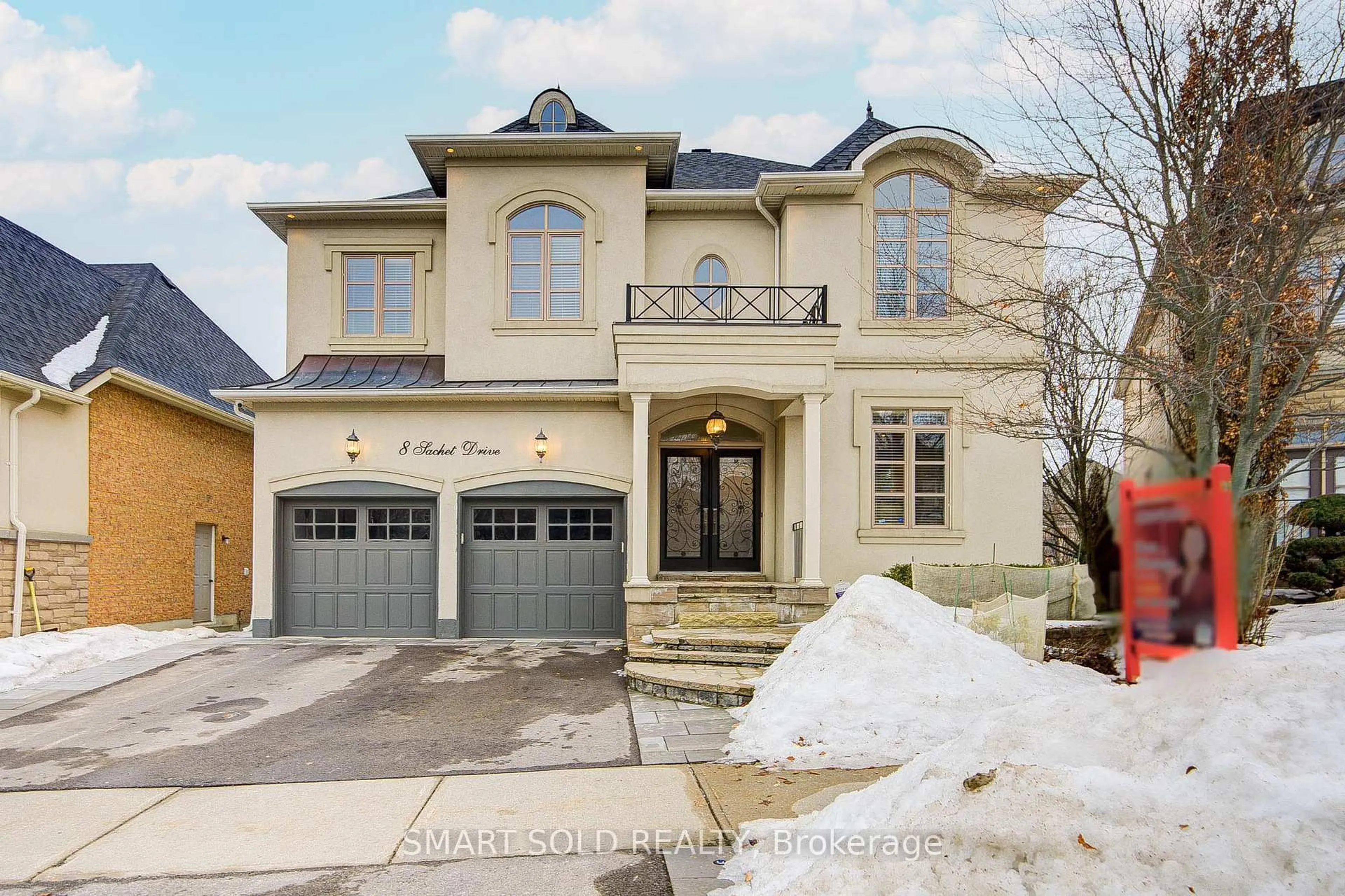 Home with brick exterior material, street for 8 Sachet Dr, Richmond Hill Ontario L4E 4S1