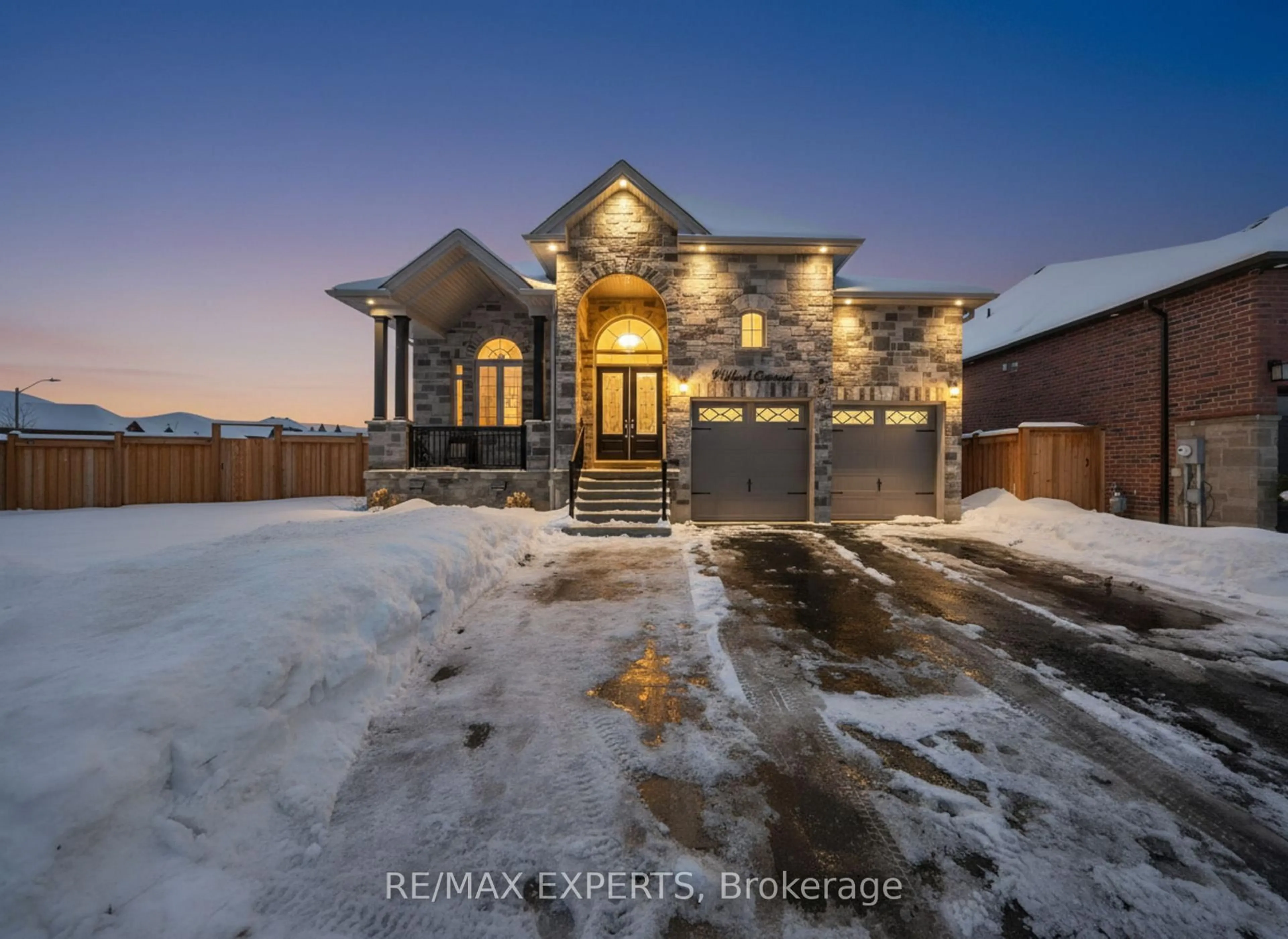 Home with brick exterior material, street for 9 Wood Cres, Essa Ontario L3W 0M5