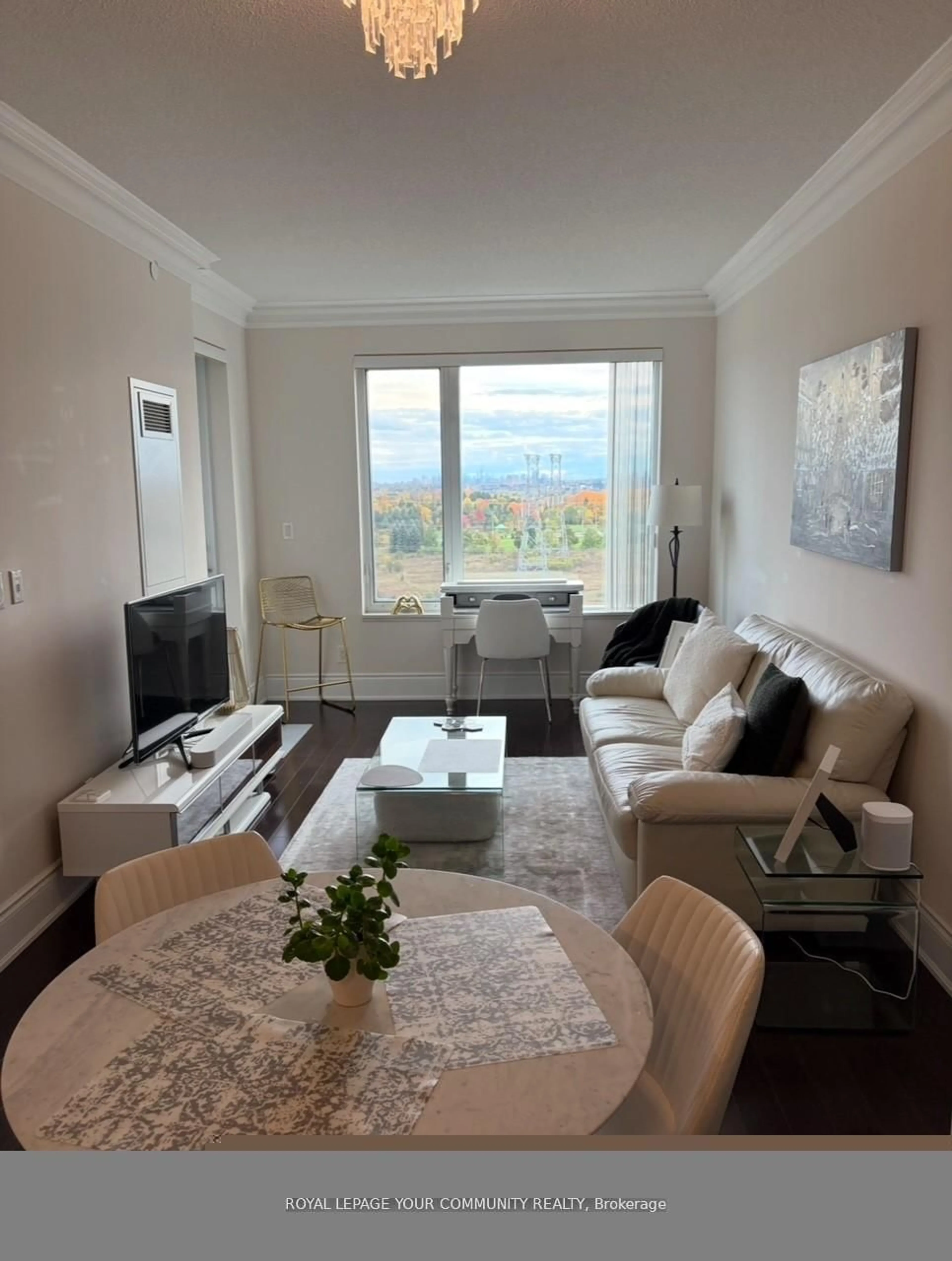 Living room with furniture, unknown for 325 South Park Rd #RG7, Markham Ontario L3T 0B8