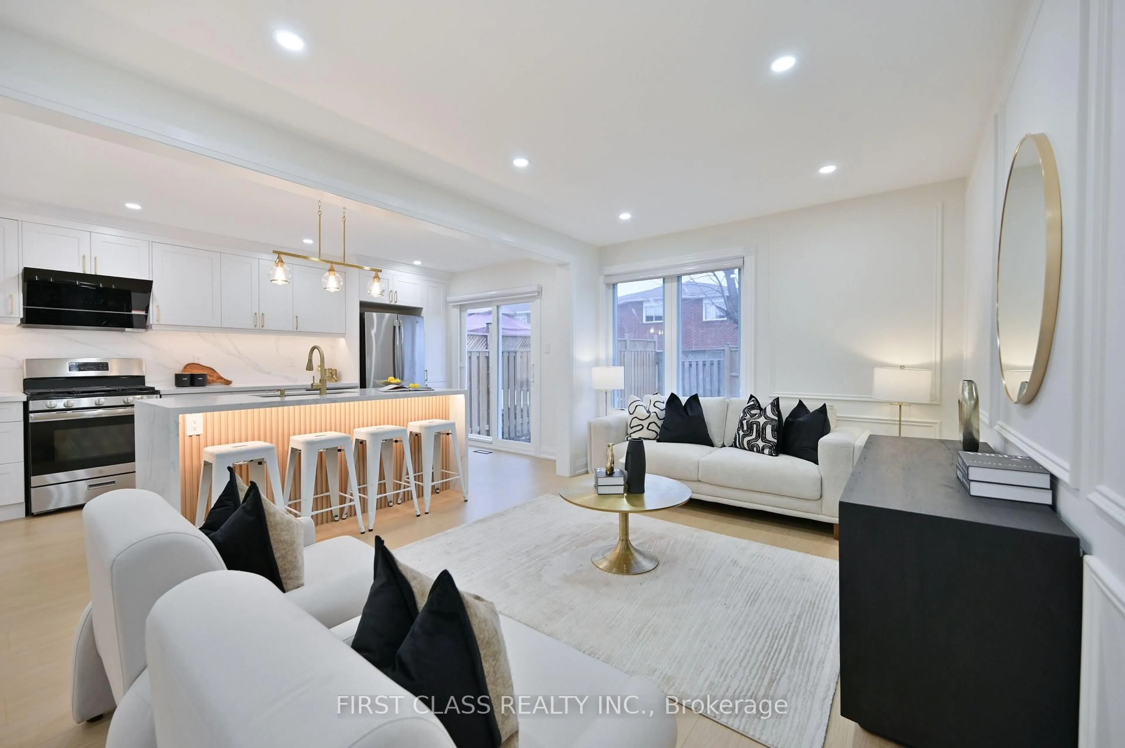 Open concept kitchen, unknown for 151 Stather Cres, Markham Ontario L3S 2X2