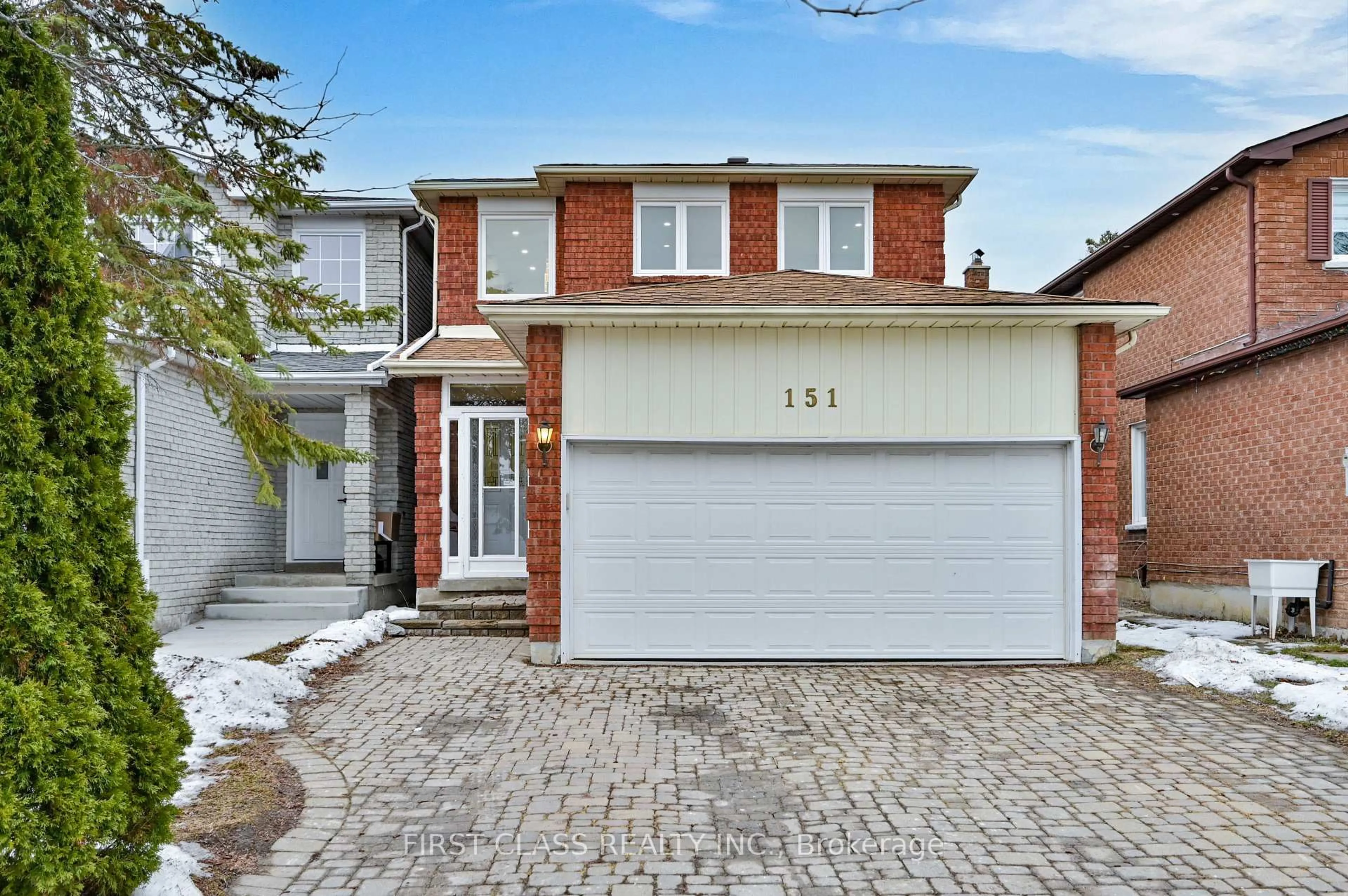 Home with brick exterior material, street for 151 Stather Cres, Markham Ontario L3S 2X2