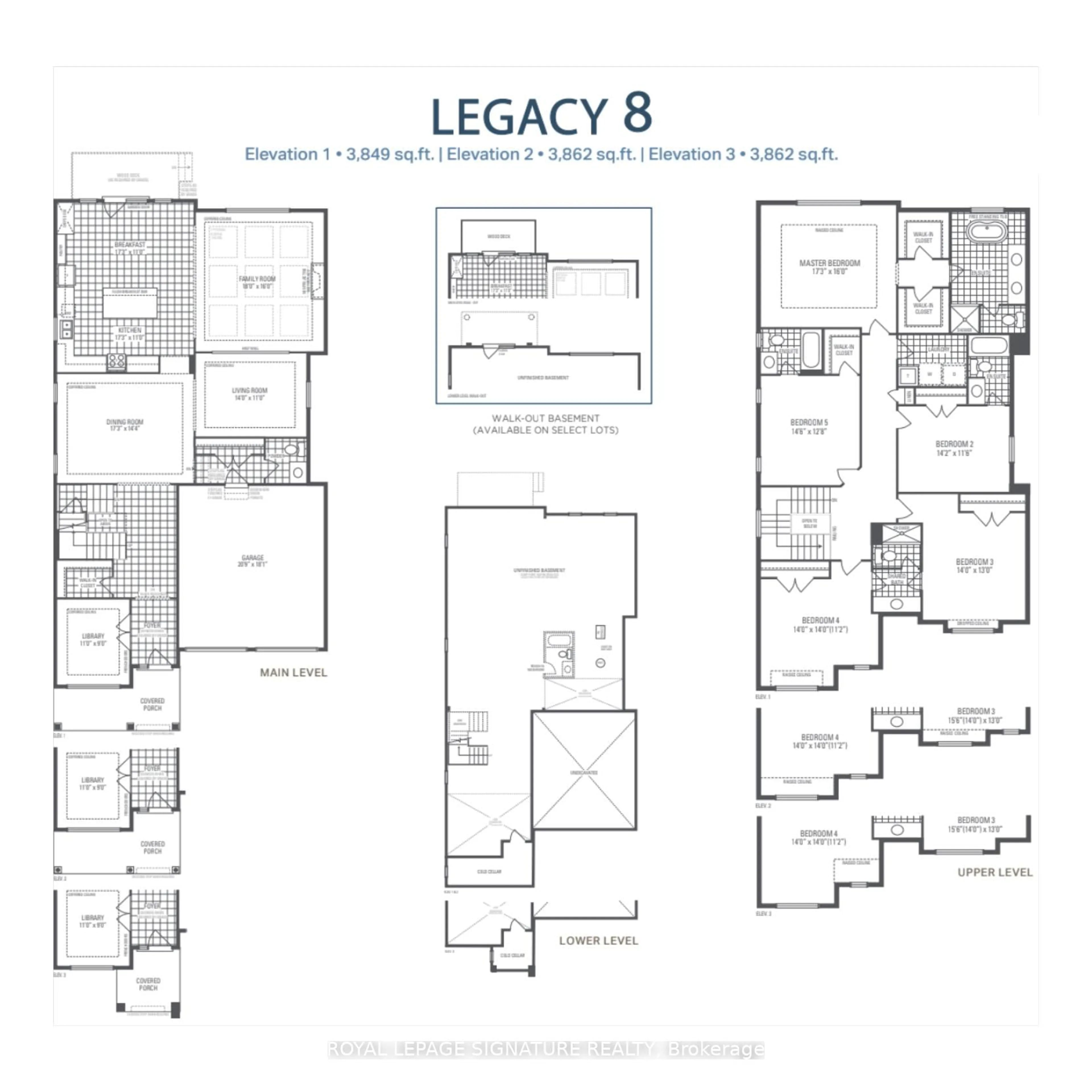 Floor plan for 8 Art Leech Dr, Richmond Hill Ontario L4E 3R9