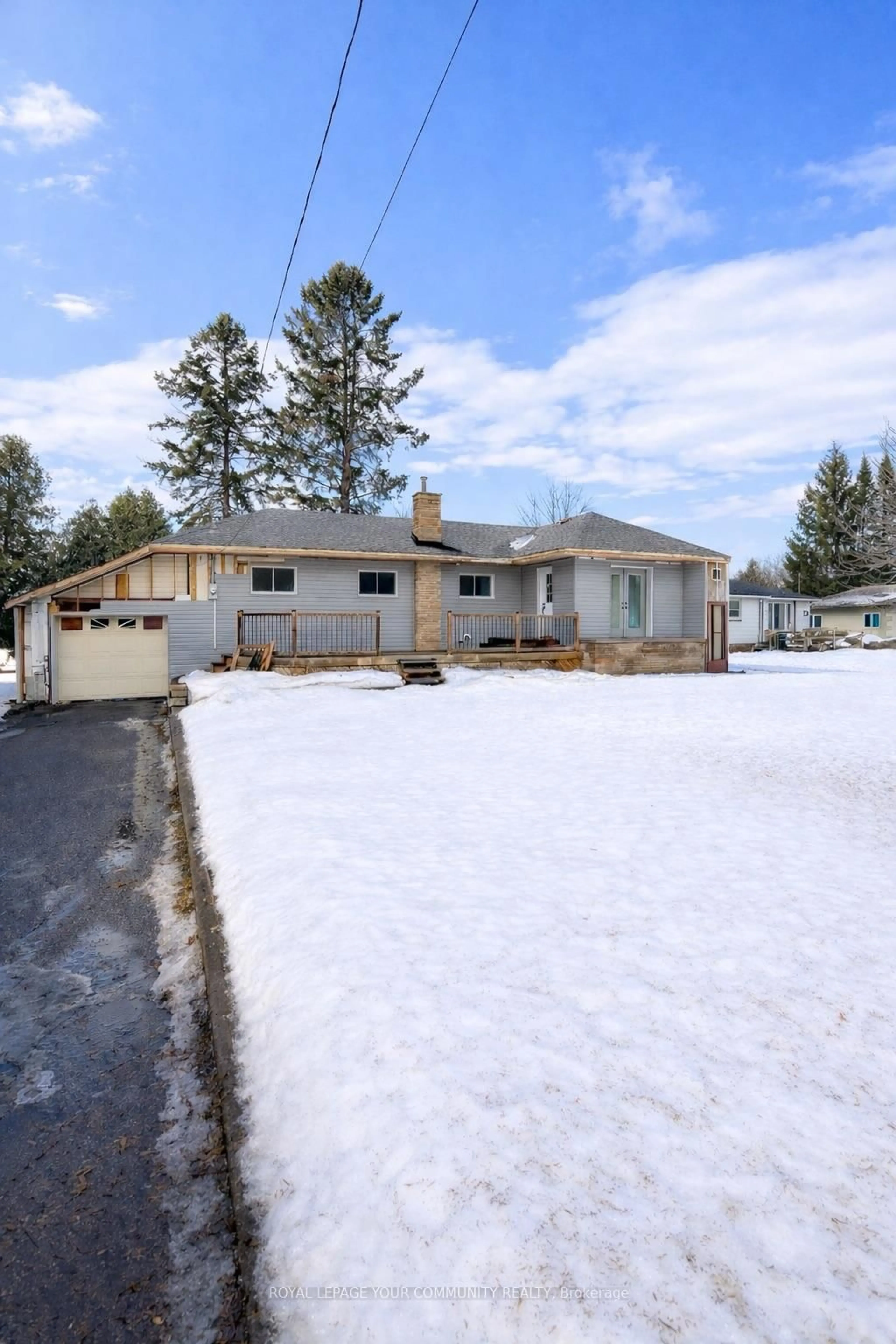 A pic from outside/outdoor area/front of a property/back of a property/a pic from drone, unknown for 11 Concession 14 Rd, Brock Ontario L0E 1E0