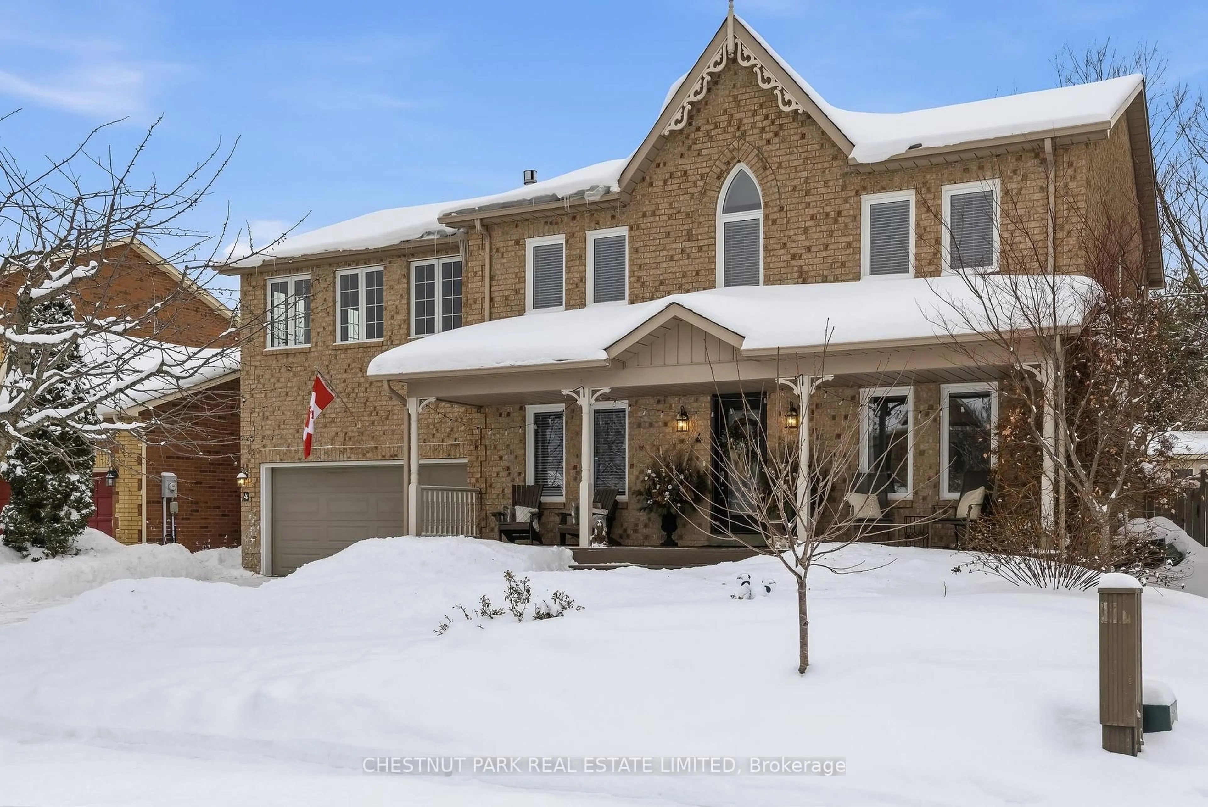 Home with brick exterior material, street for 4 Galloway Cres, Uxbridge Ontario L9P 1W8
