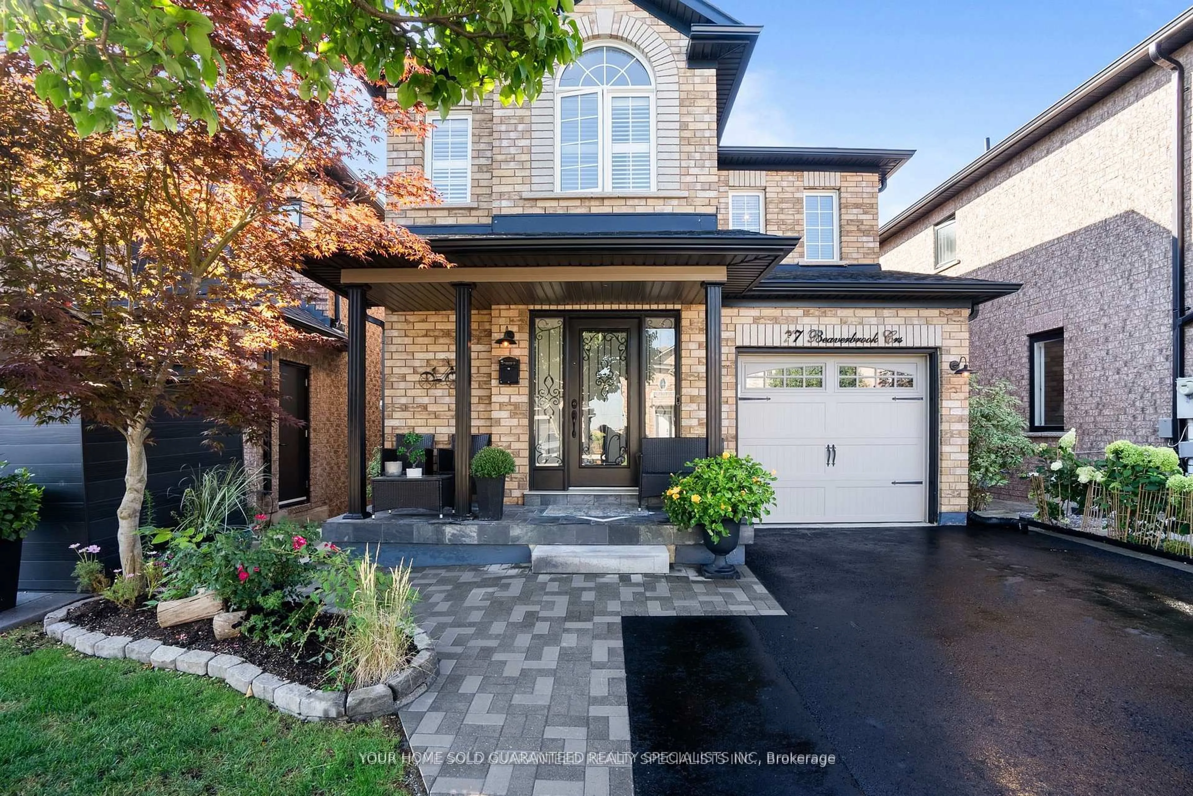Home with brick exterior material, street for 77 Beaverbrook Cres, Vaughan Ontario L6A 3T3
