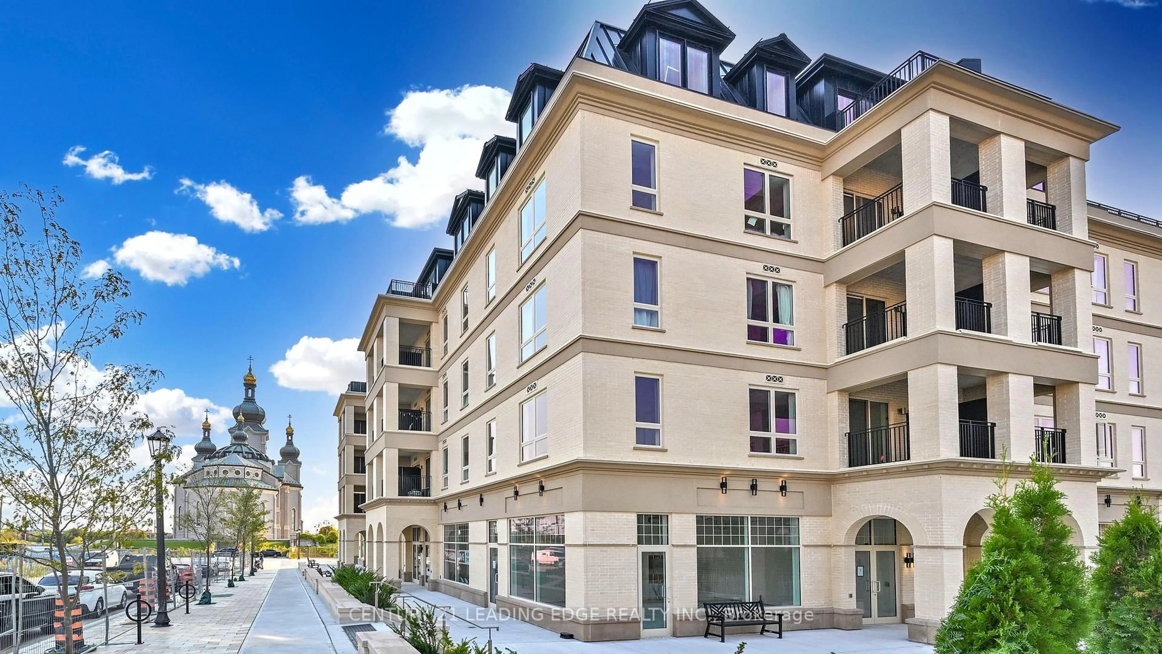 Balcony in the apartment, building for 101 Cathedral High St #Ph19, Markham Ontario L6C 0P1