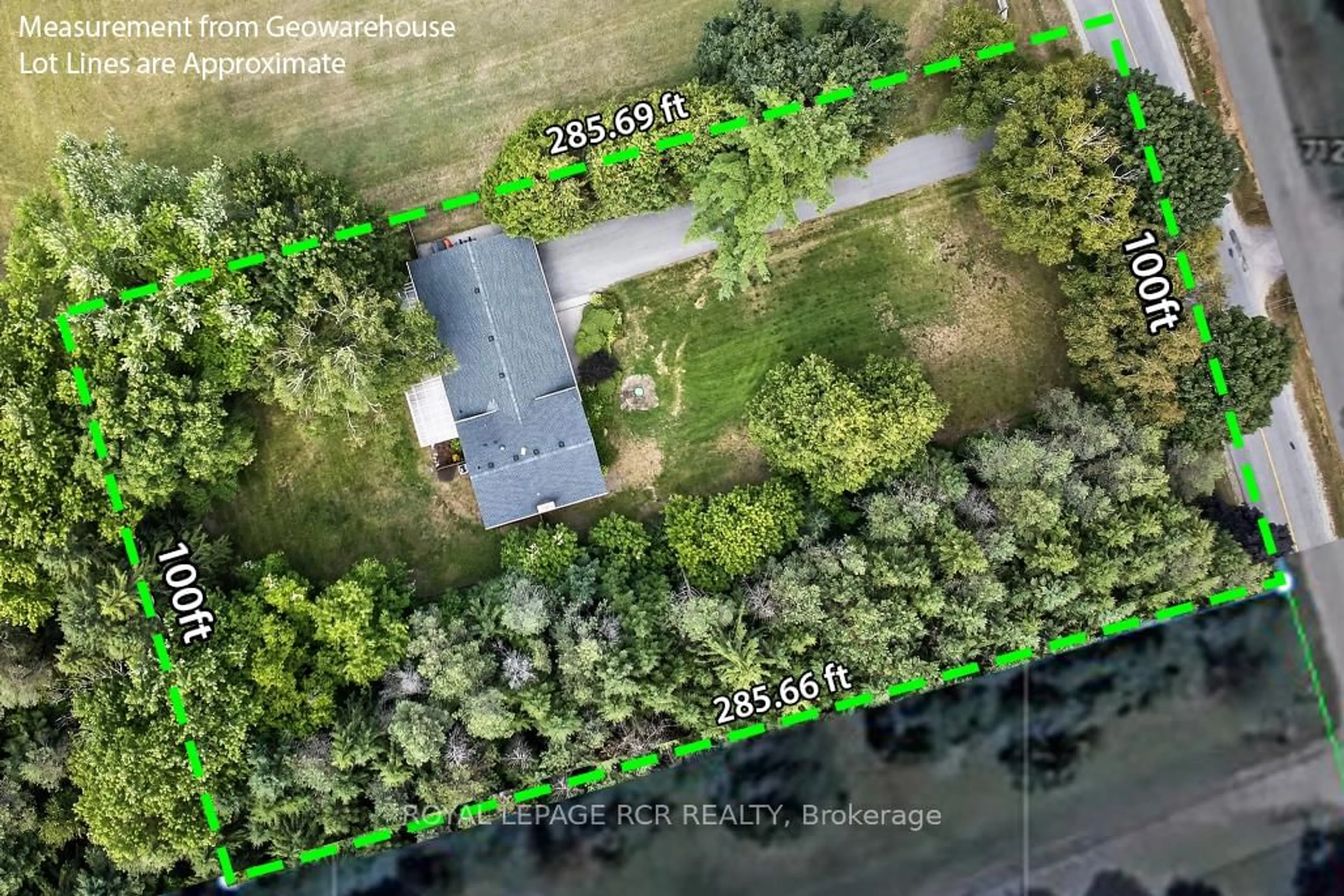 A pic from outside/outdoor area/front of a property/back of a property/a pic from drone, forest/trees view for 7140 Concession 3 Rd, Uxbridge Ontario L9P 1R1