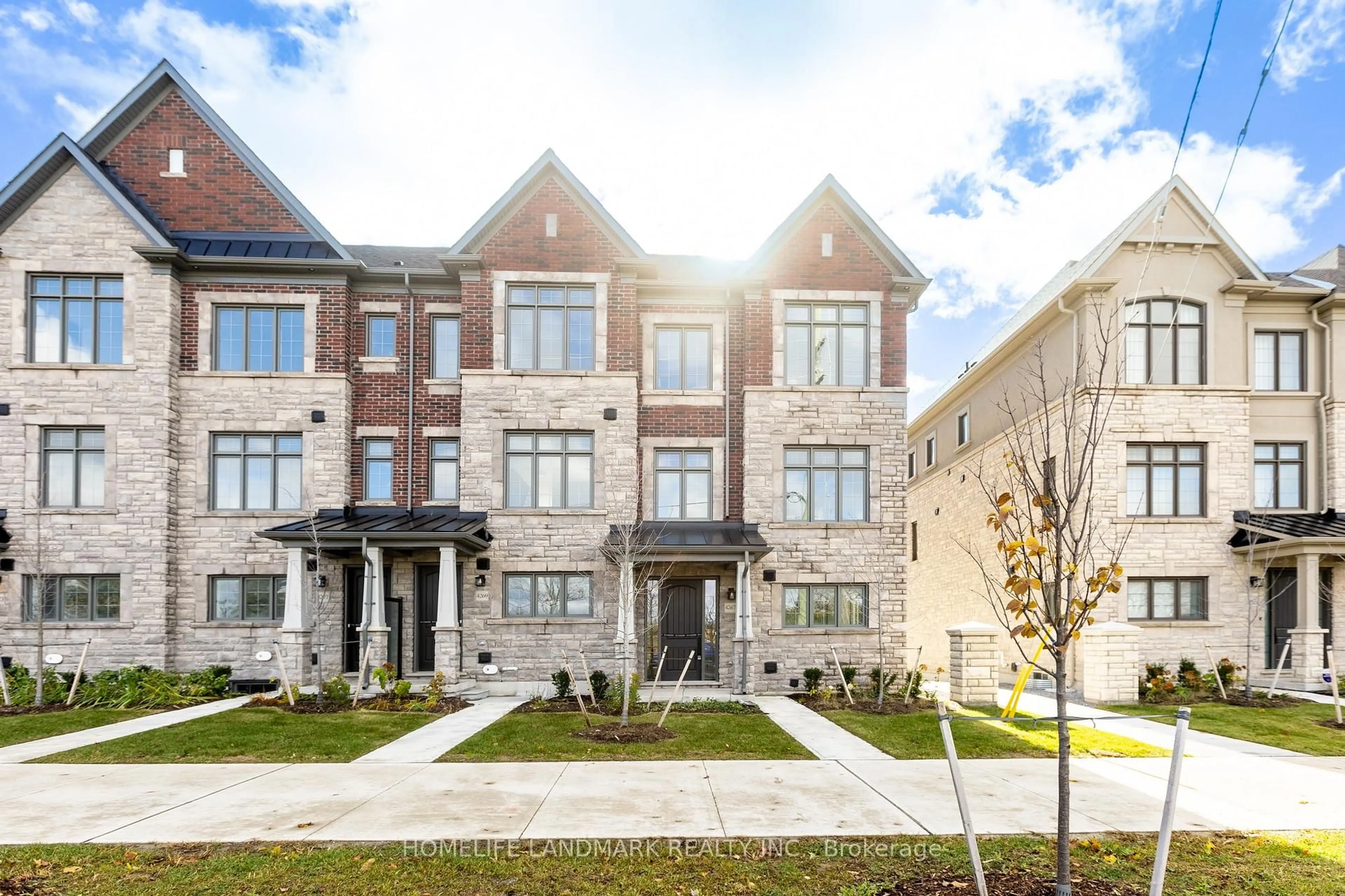 Home with brick exterior material, street for 4267 Major Mackenzie Dr, Markham Ontario L6C 3L5