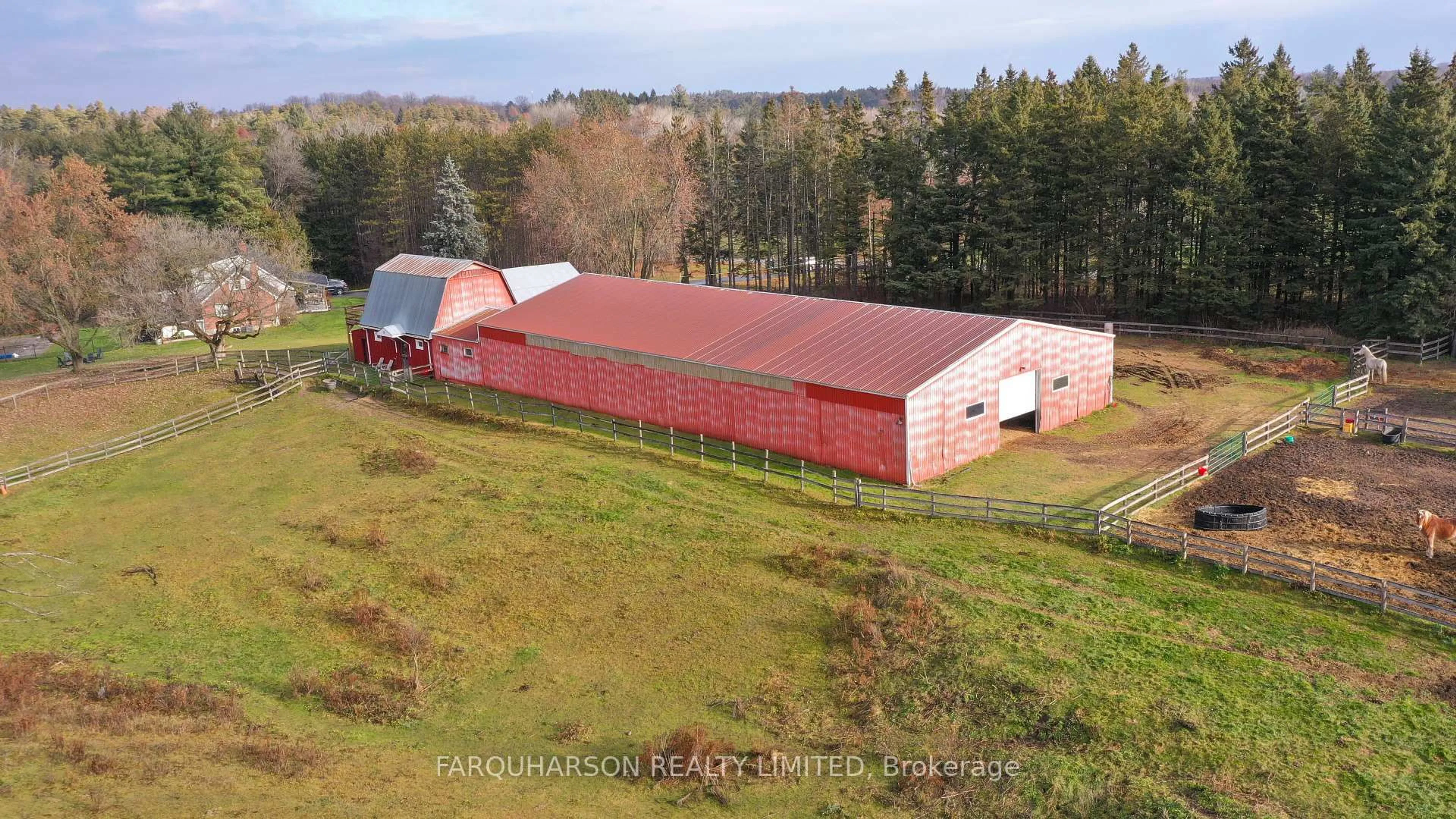 A pic from outside/outdoor area/front of a property/back of a property/a pic from drone, building for 14574 Mccowan Rd, Whitchurch-Stouffville Ontario L4A 4E6